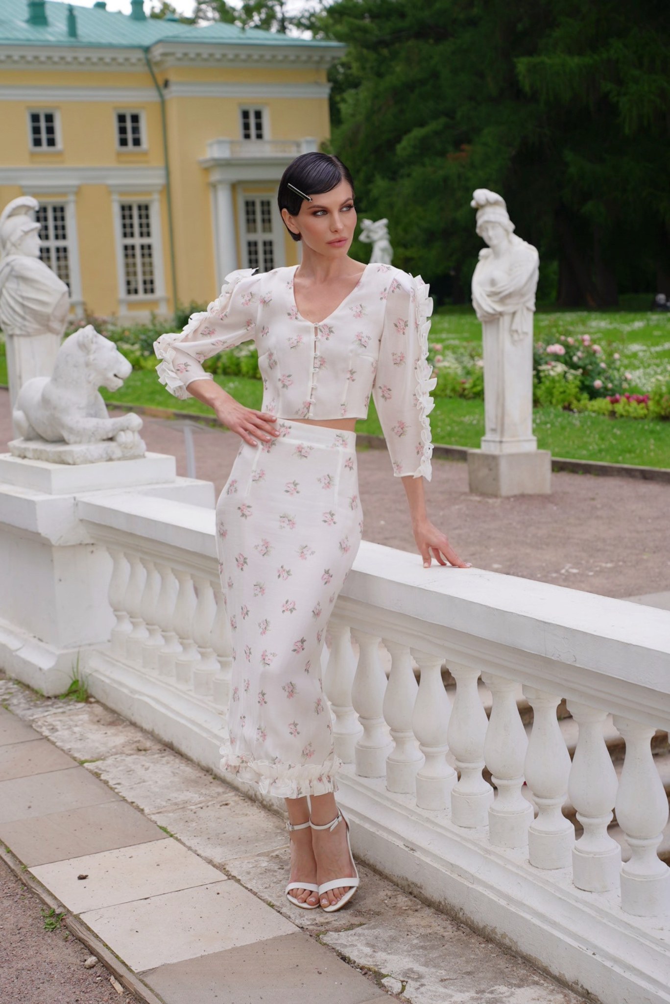 Комплект-миди кремовый - Alani Couture