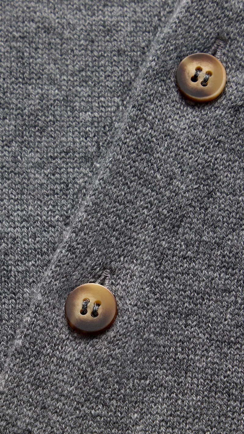 Arosa Gray Cardigan - фото 2