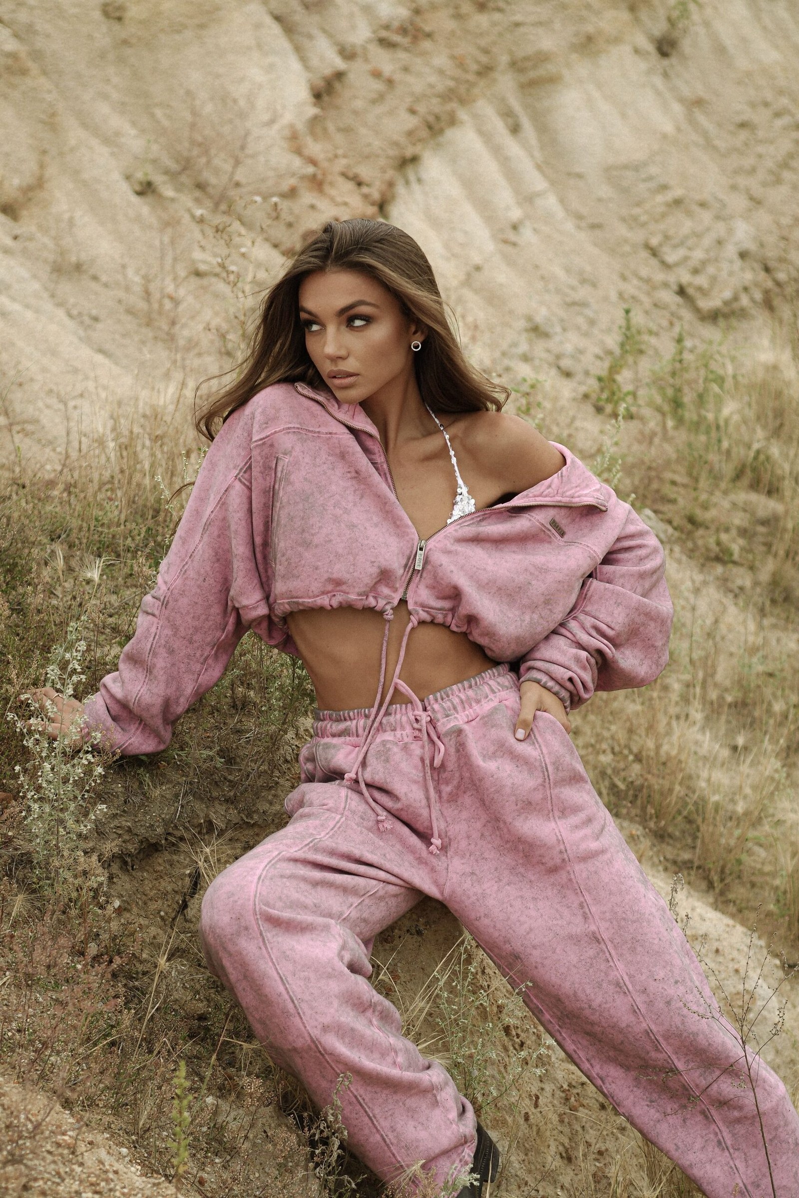 Худи ZIP HOODIE BOILED PINK - фото 3
