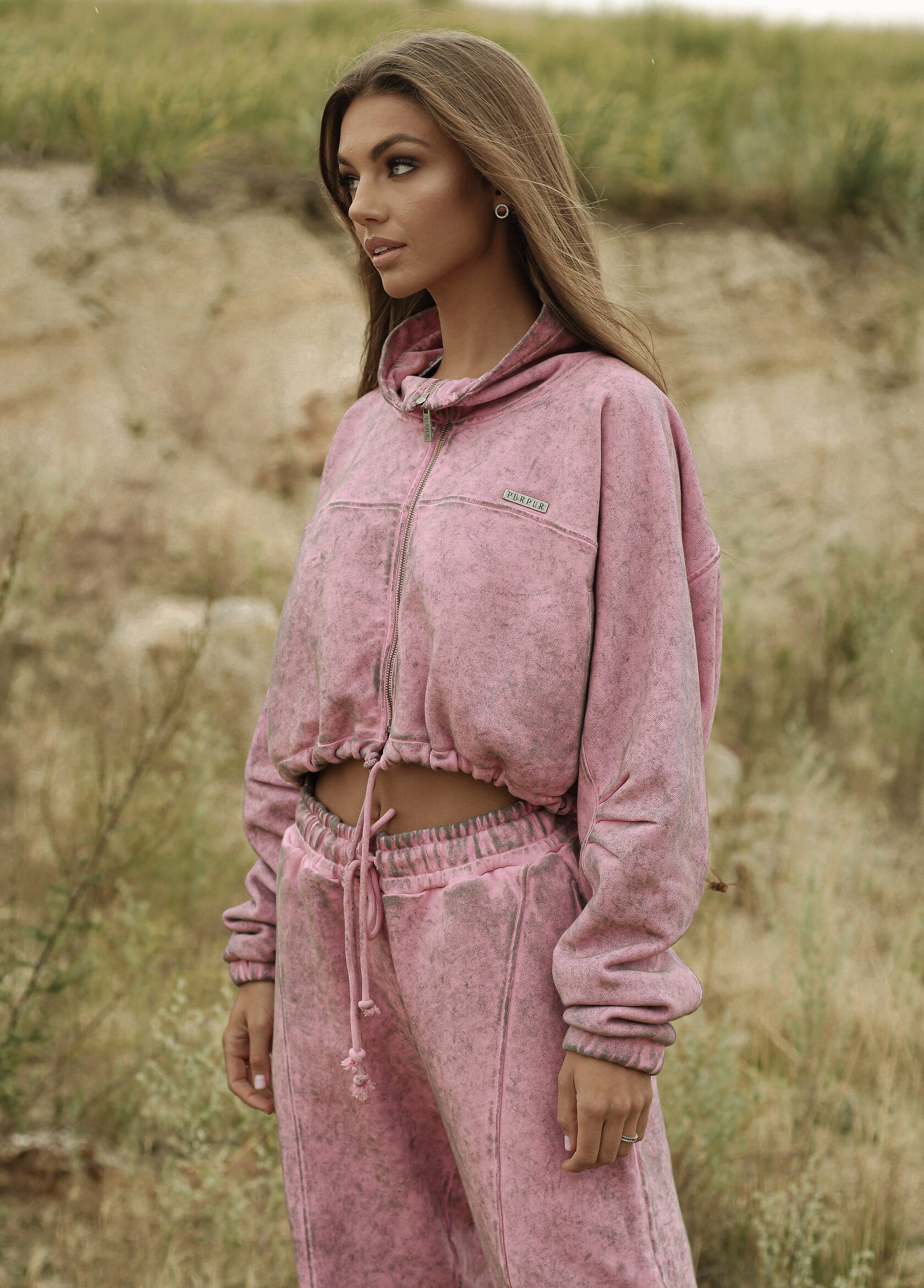 Худи ZIP HOODIE BOILED PINK - фото 4
