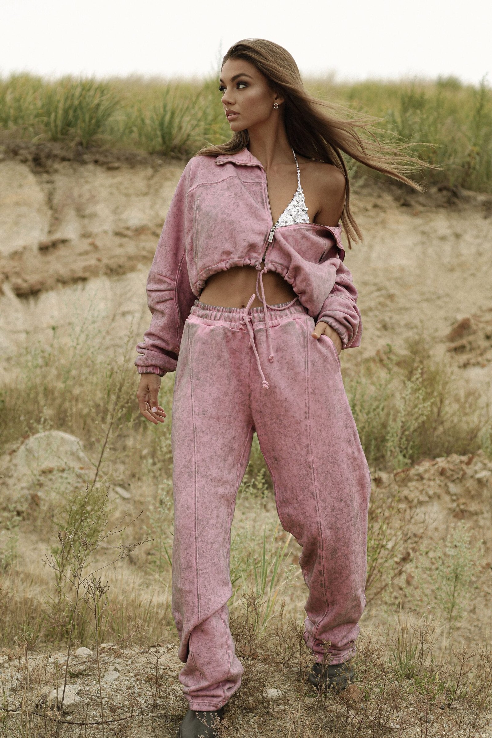Брюки PANTS BOILED PINK - фото 3