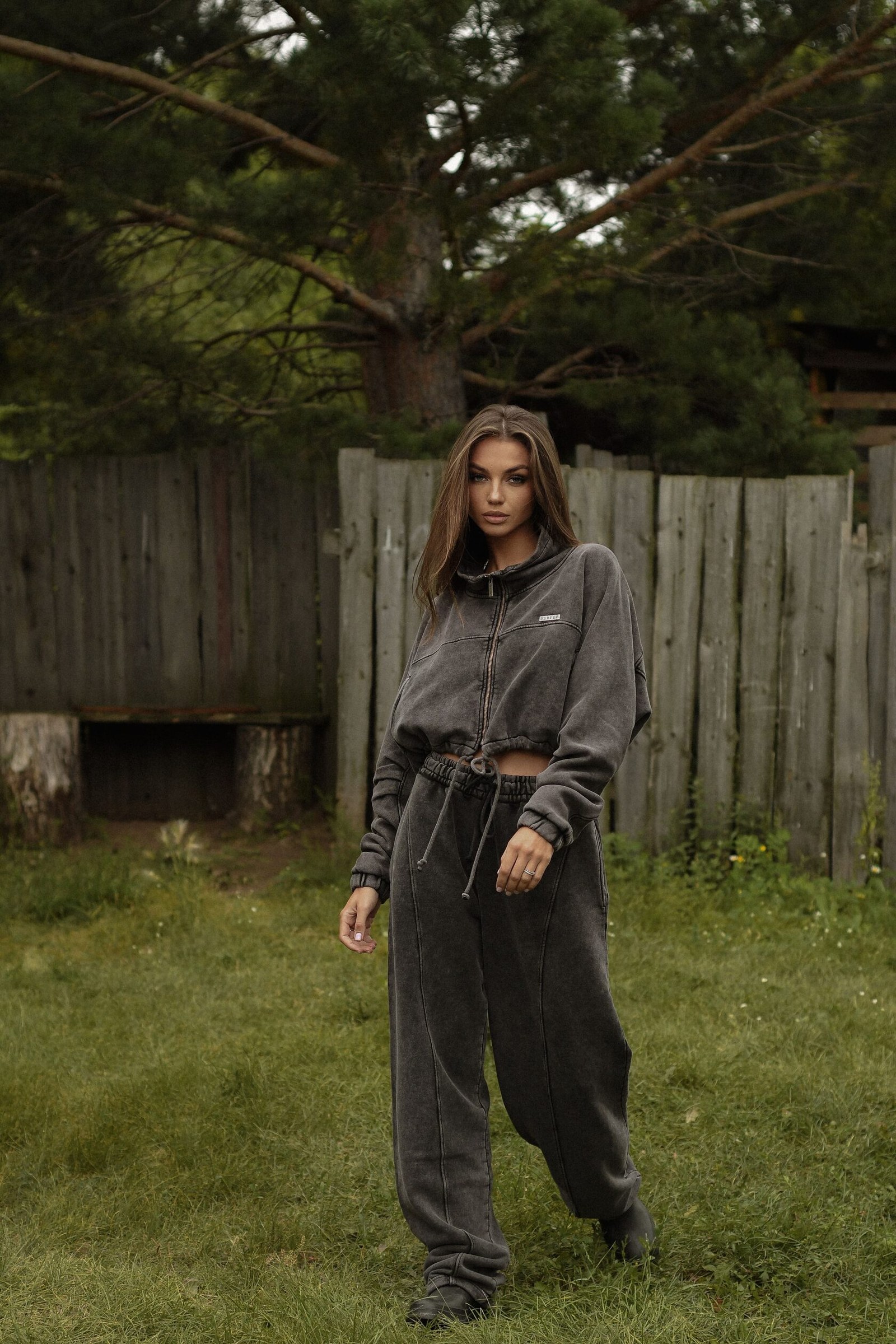 Худи ZIP HOODIE BOILED GRAPHITE - фото 2