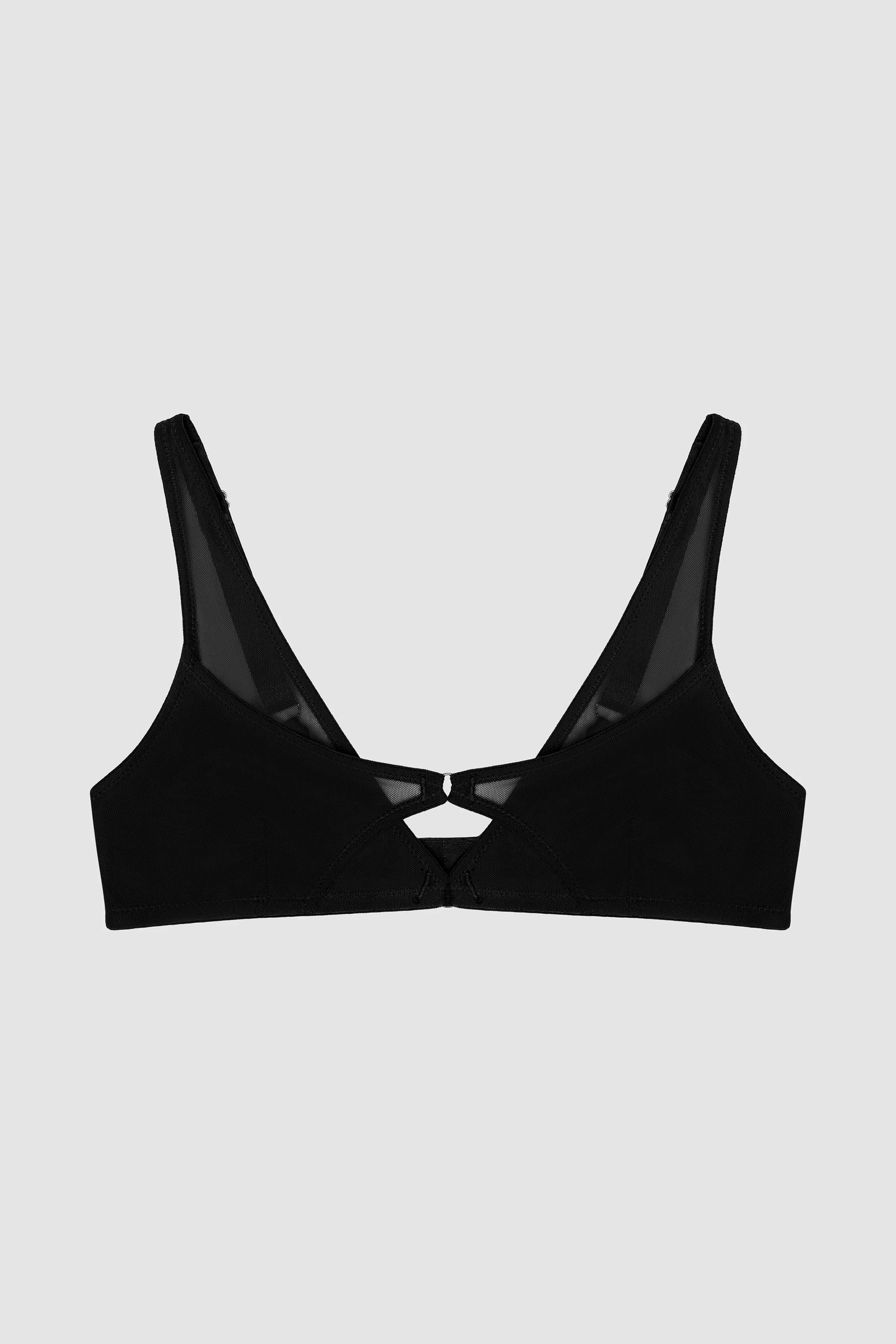 ТОП ДВОЙНОЙ ИЗ МЯГКОЙ СЕТКИ ЧЕРНЫЙ / MESH - фото 5