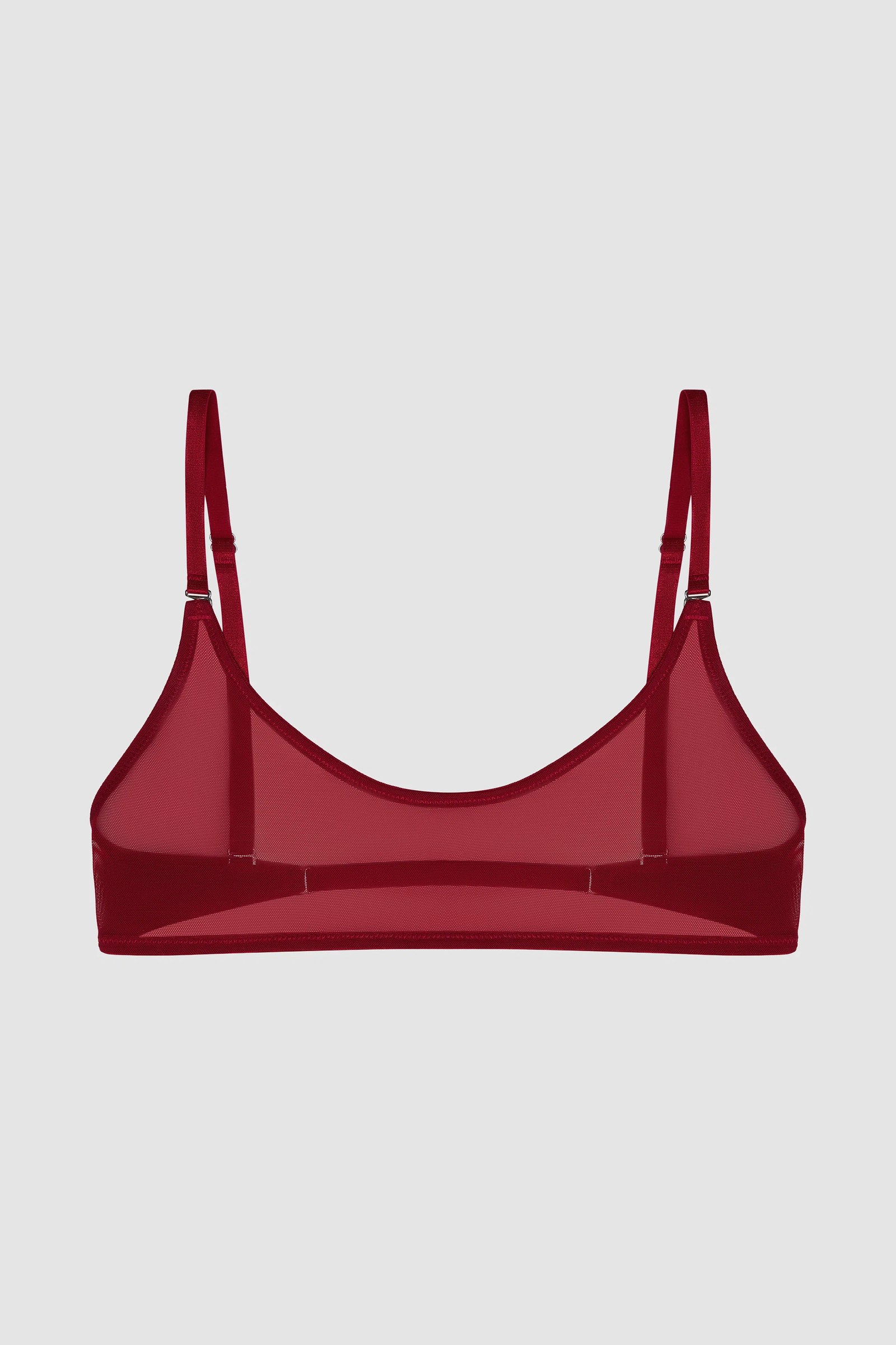 ТОП ИЗ МЯГКОЙ СЕТКИ КРАСНЫЙ / MESH - фото 5