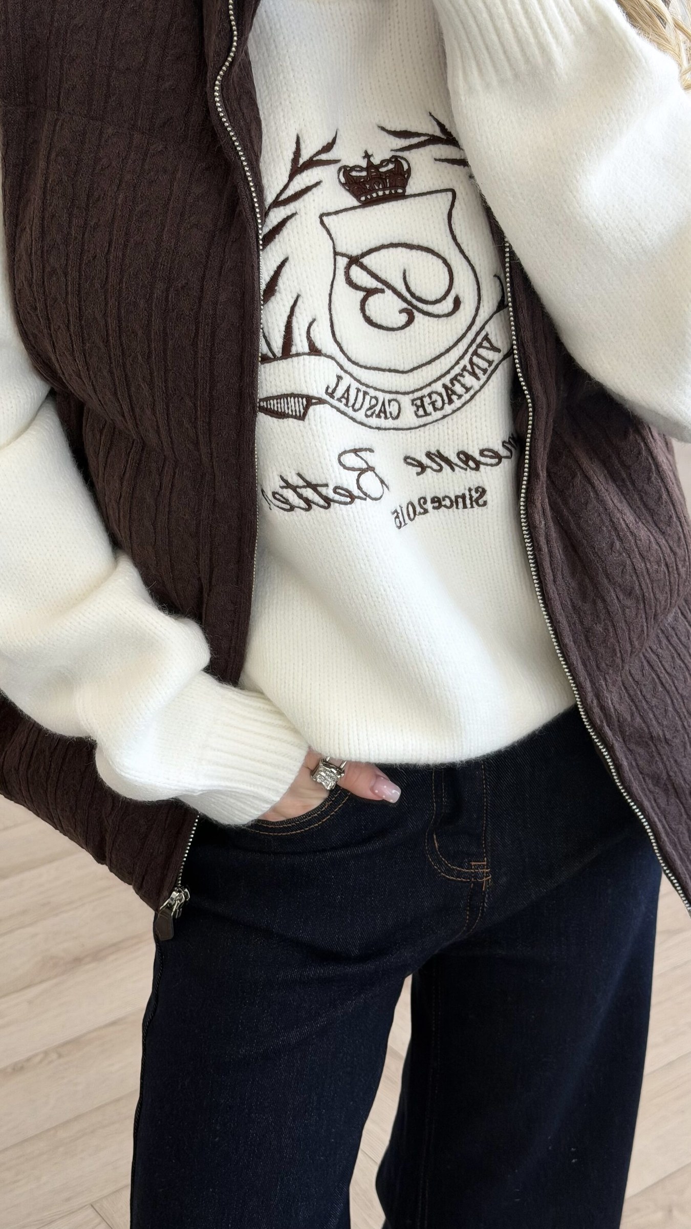 Жилетка «KNITTY choco» - фото 2