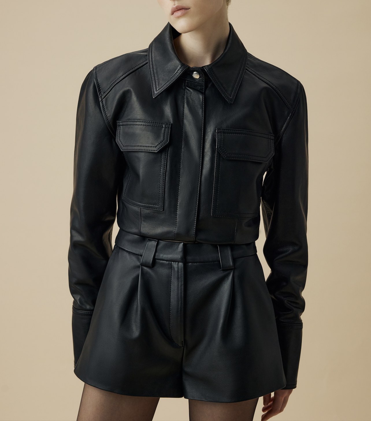 Black Shoulder Shirt - Bats