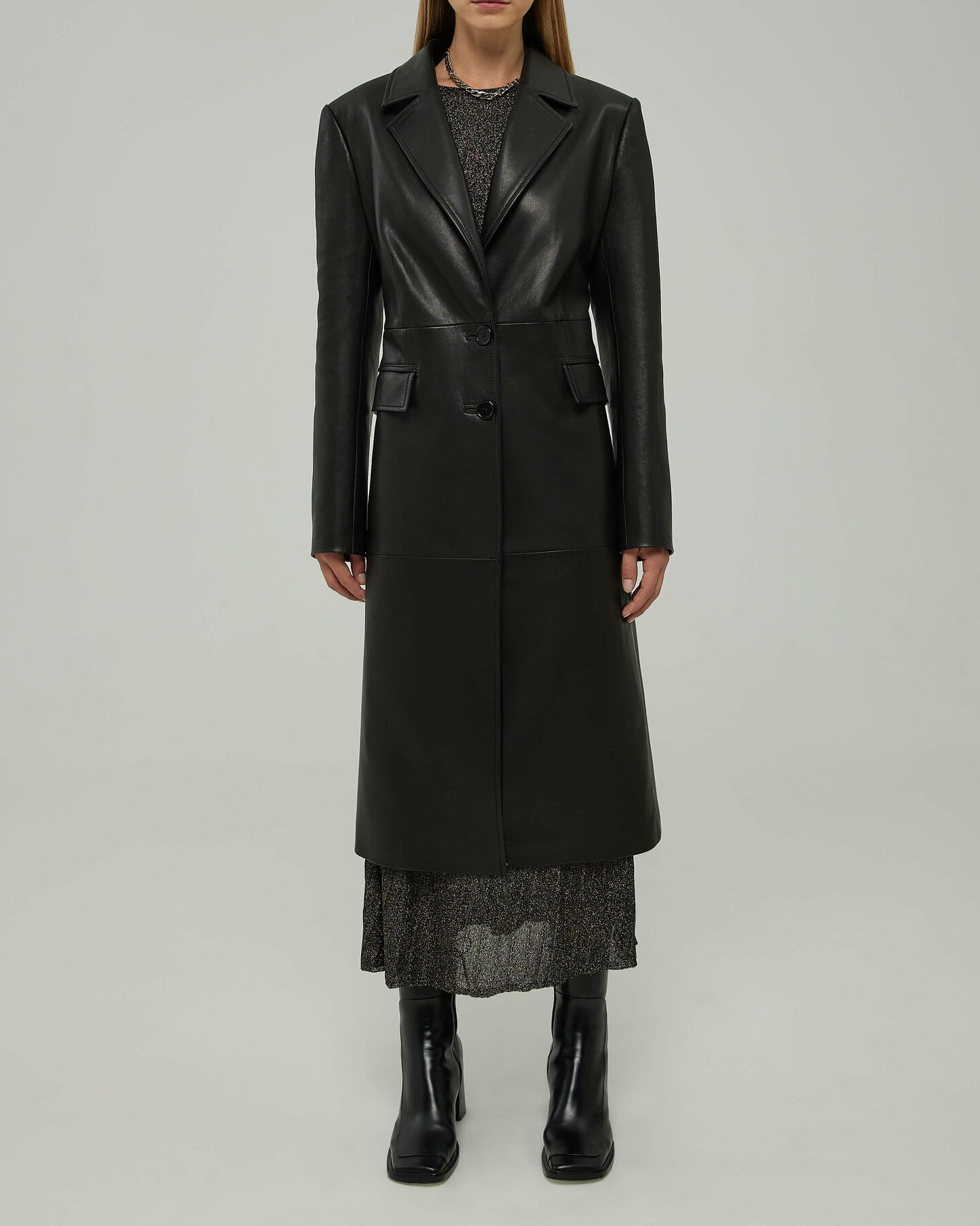 Leather Trench - фото 3
