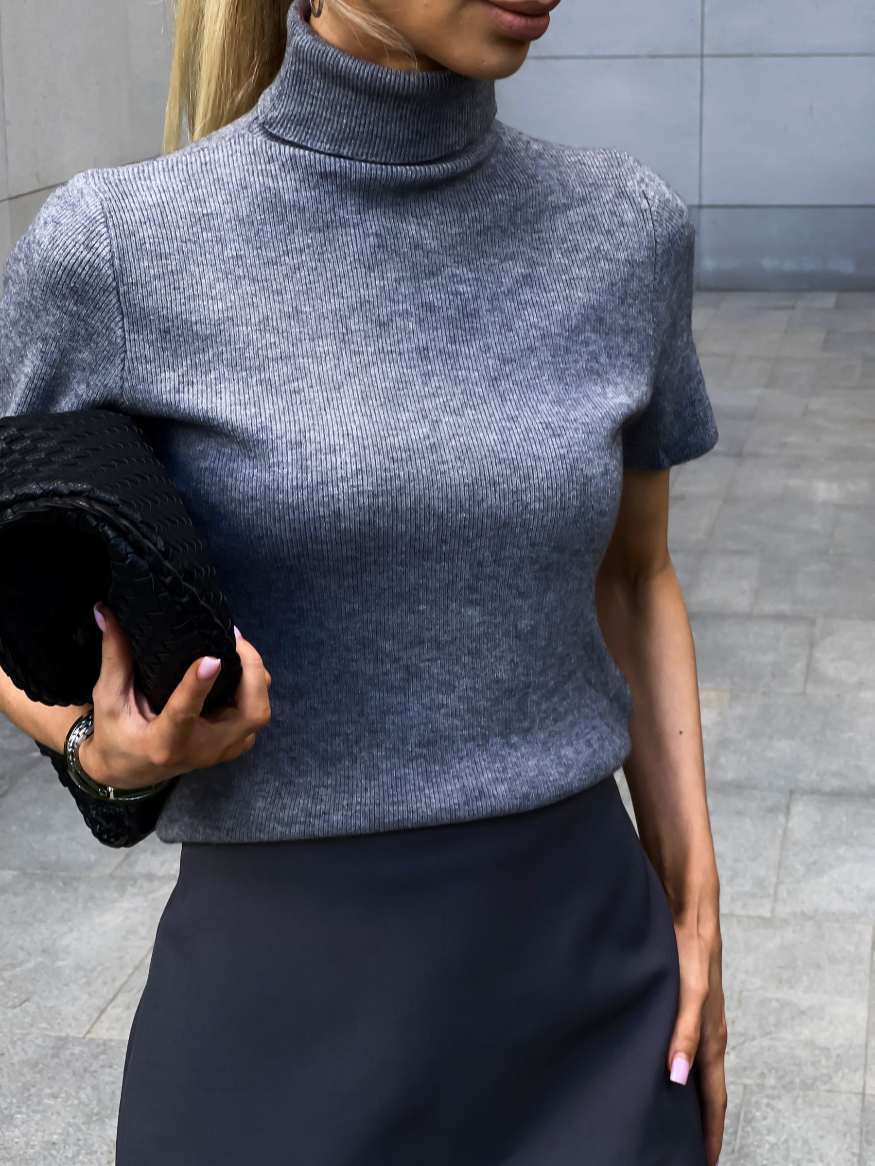 Водолазка с коротким рукавом - Indress