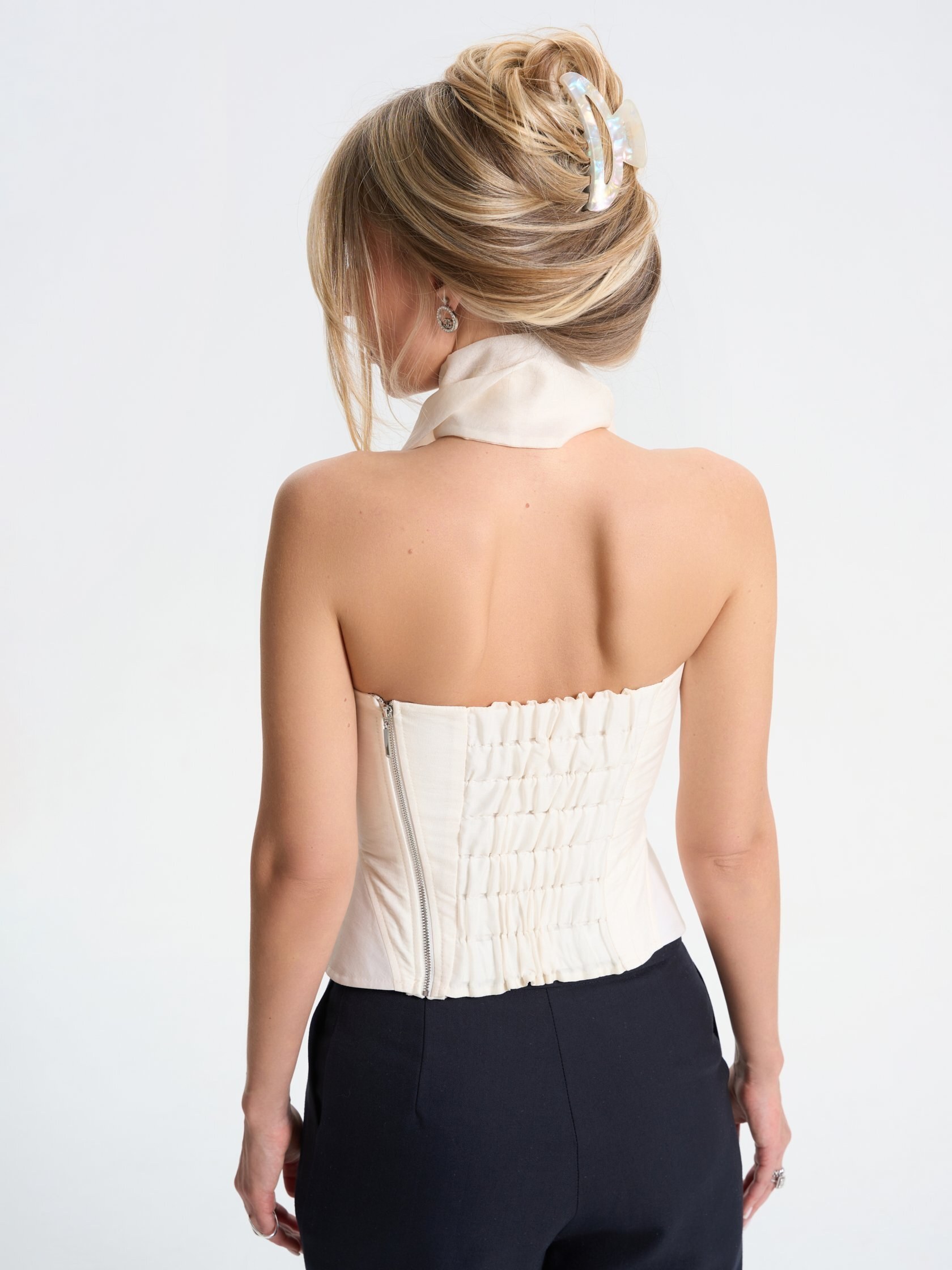 Корсет с шарфом Skinny - фото 3