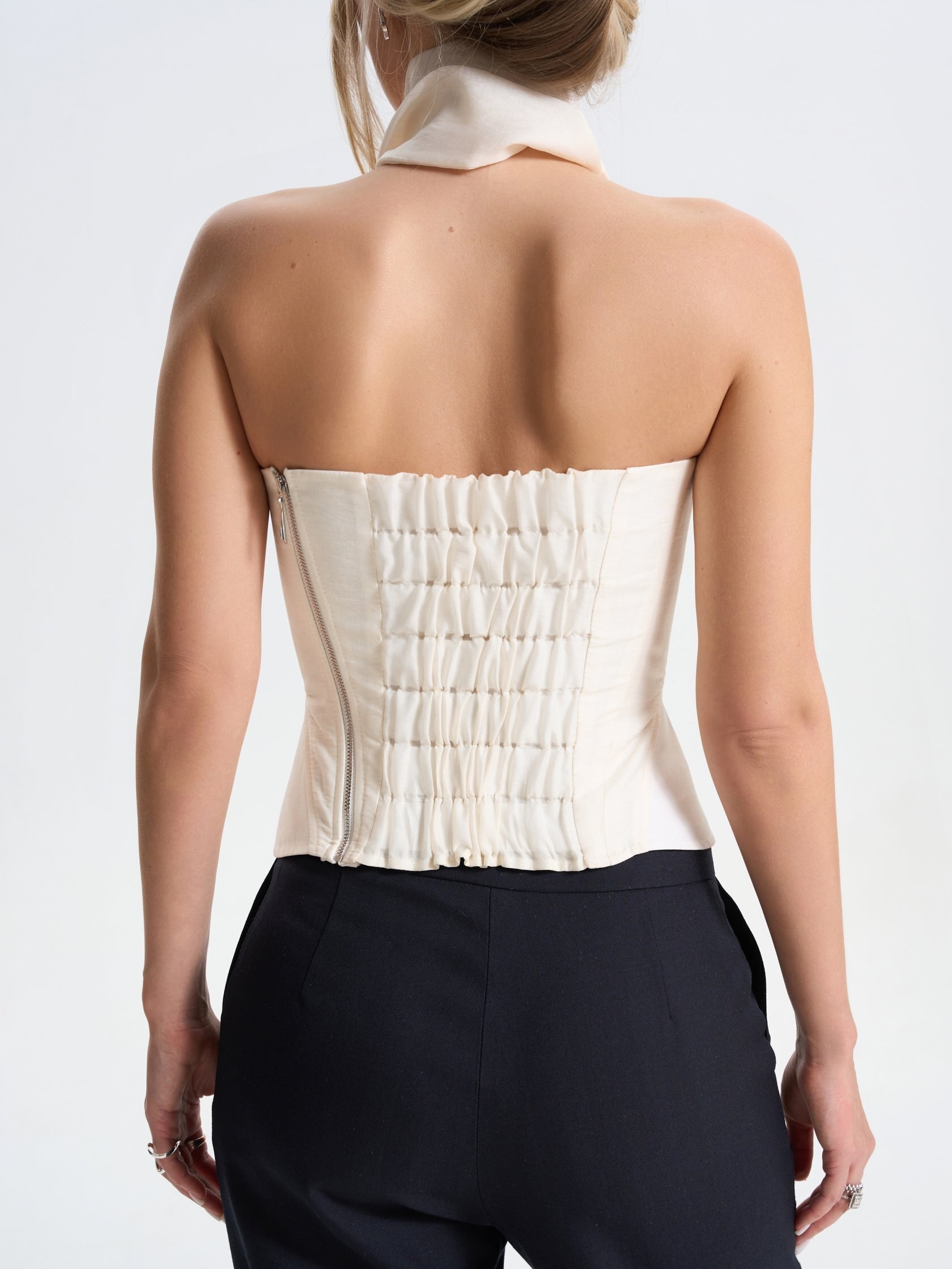 Корсет с шарфом Skinny - фото 6