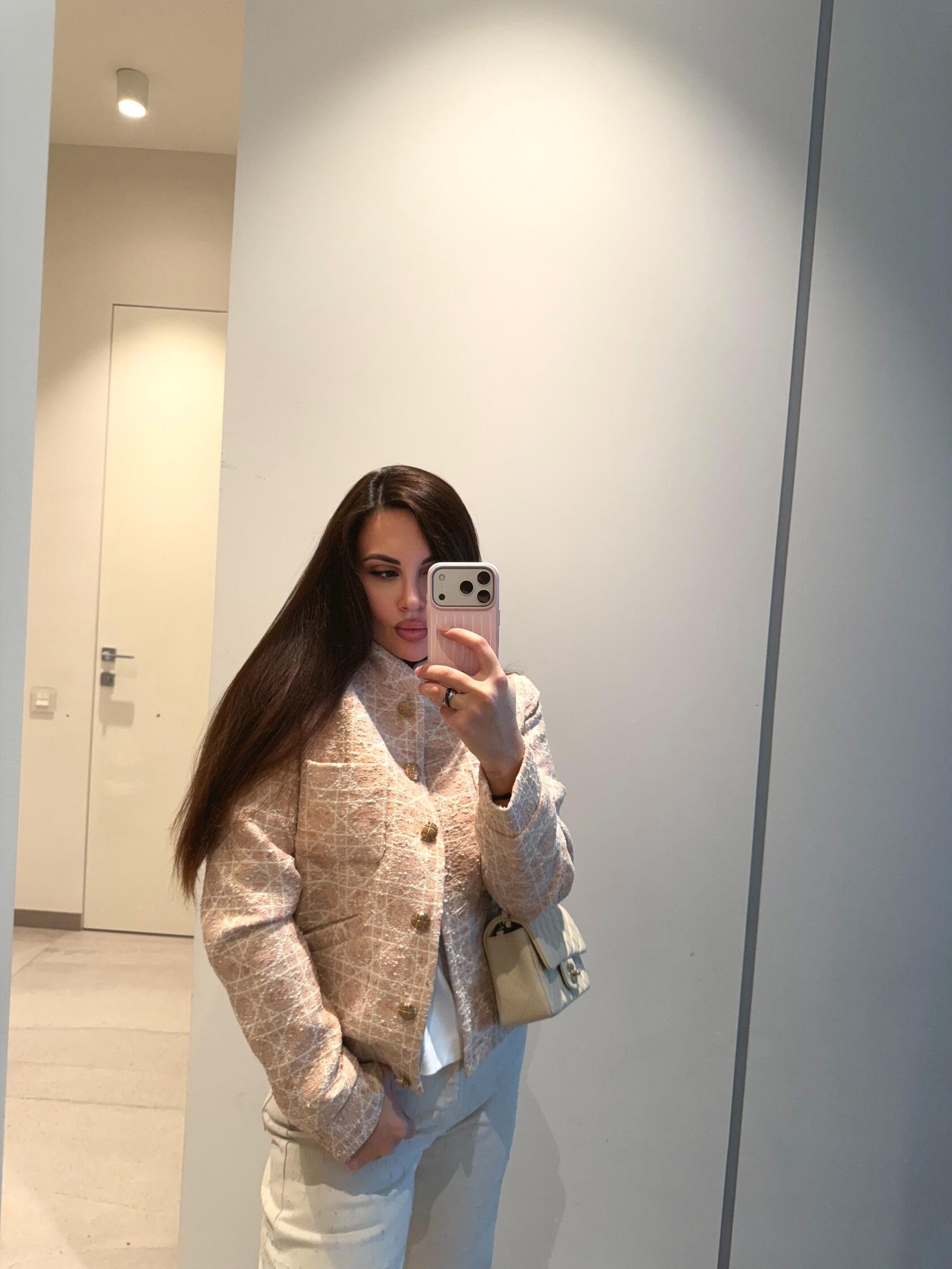 Бомбер из твида Jacqueline 06 - фото 2
