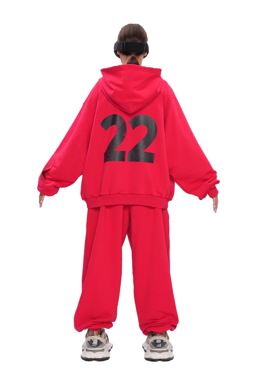 Худи 22 - red - фото 5
