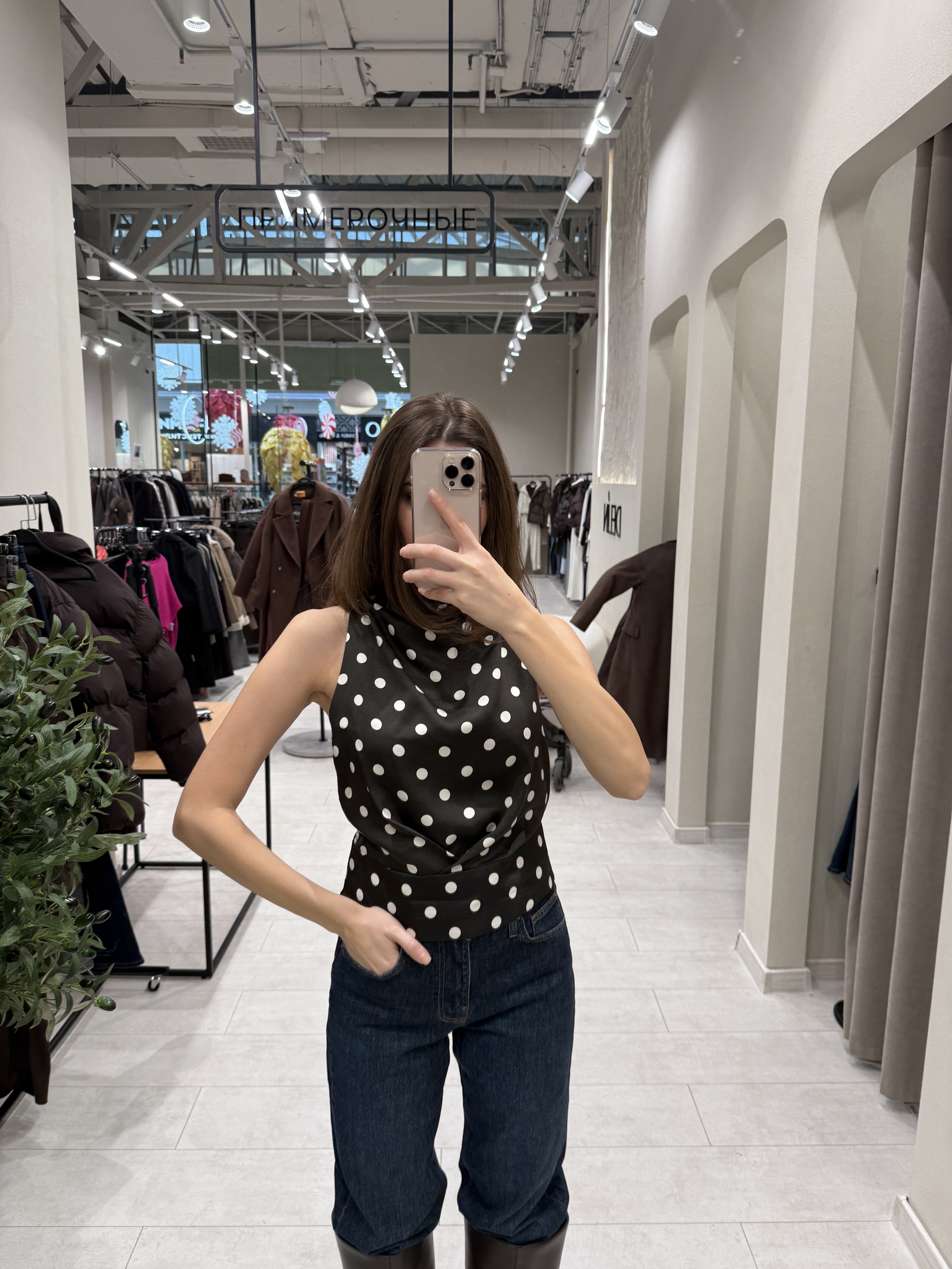 TOP "HALTER" polka dot - Tuadea