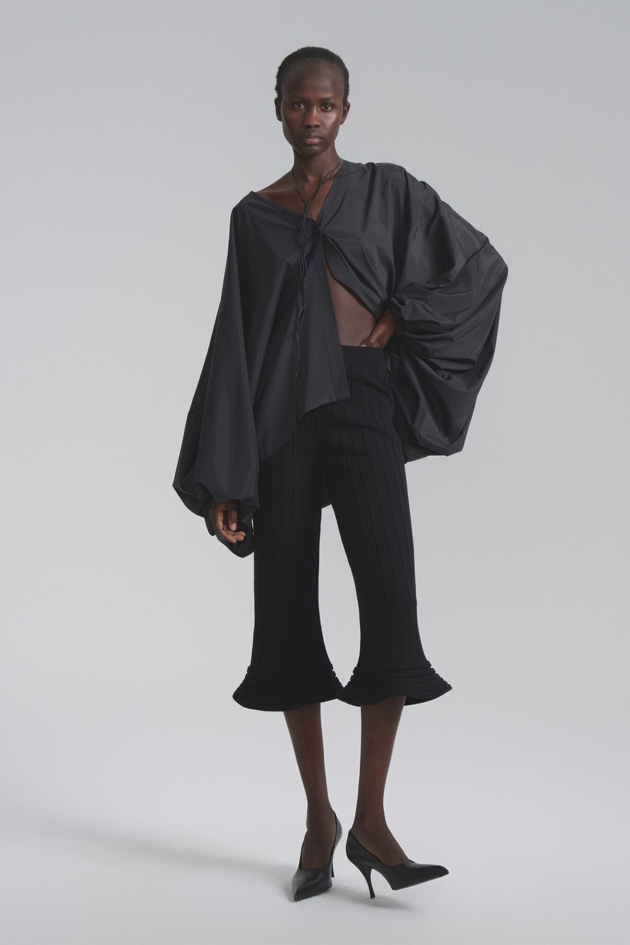 Loose-fitting blouse - фото 3