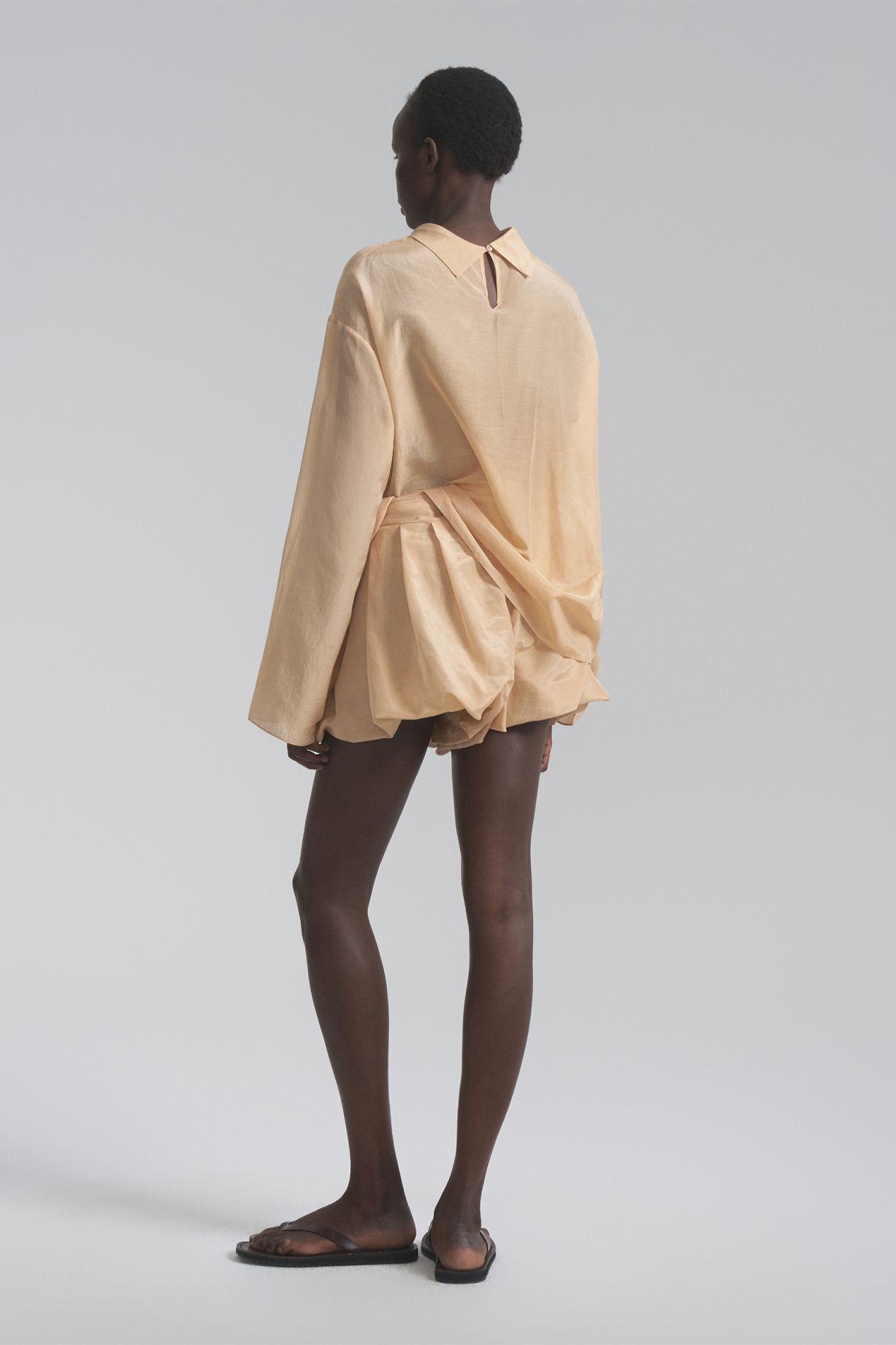 Silk cambric shirt top - Level44