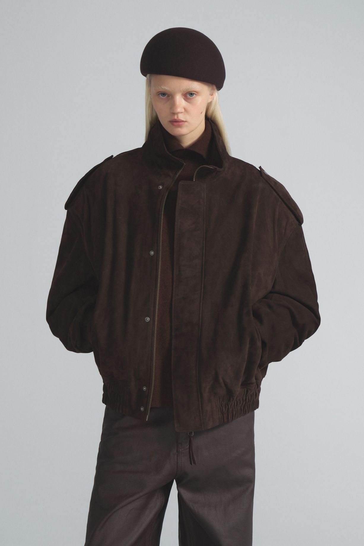 Suede bomber Jacket - Level44