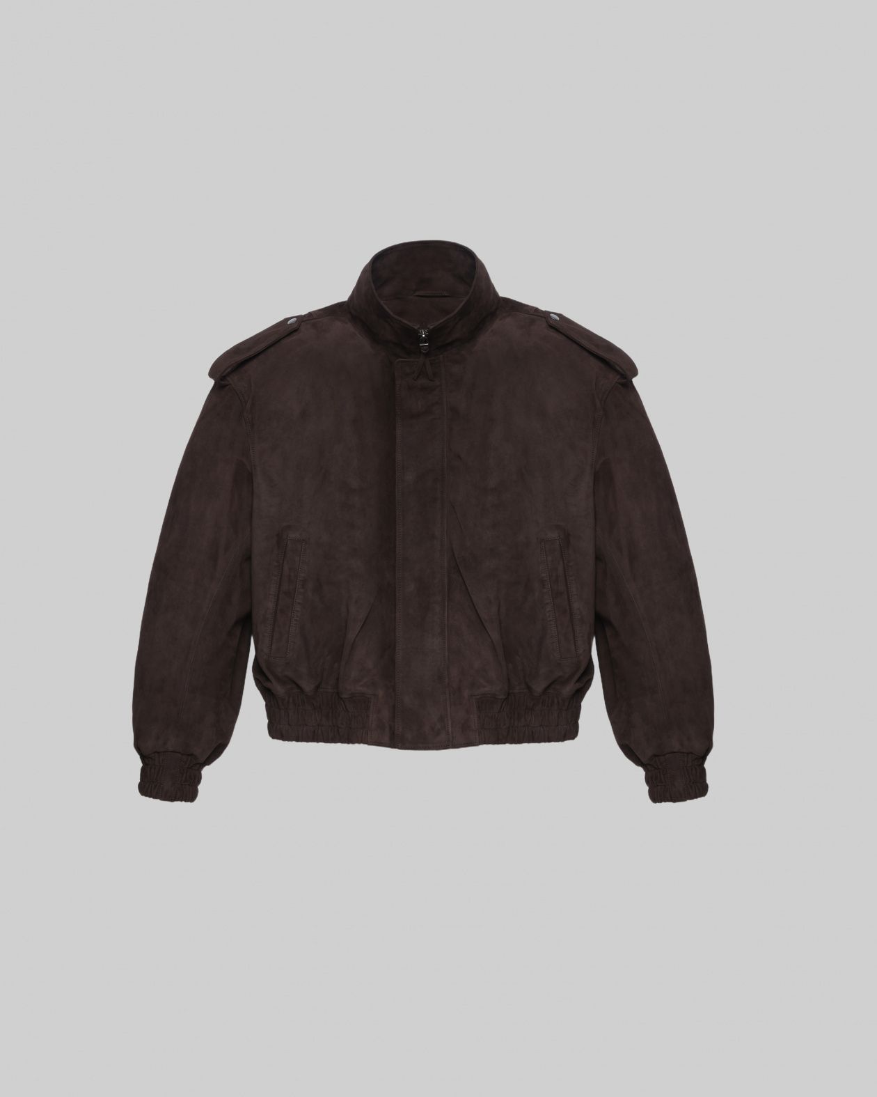 Suede bomber Jacket - фото 4