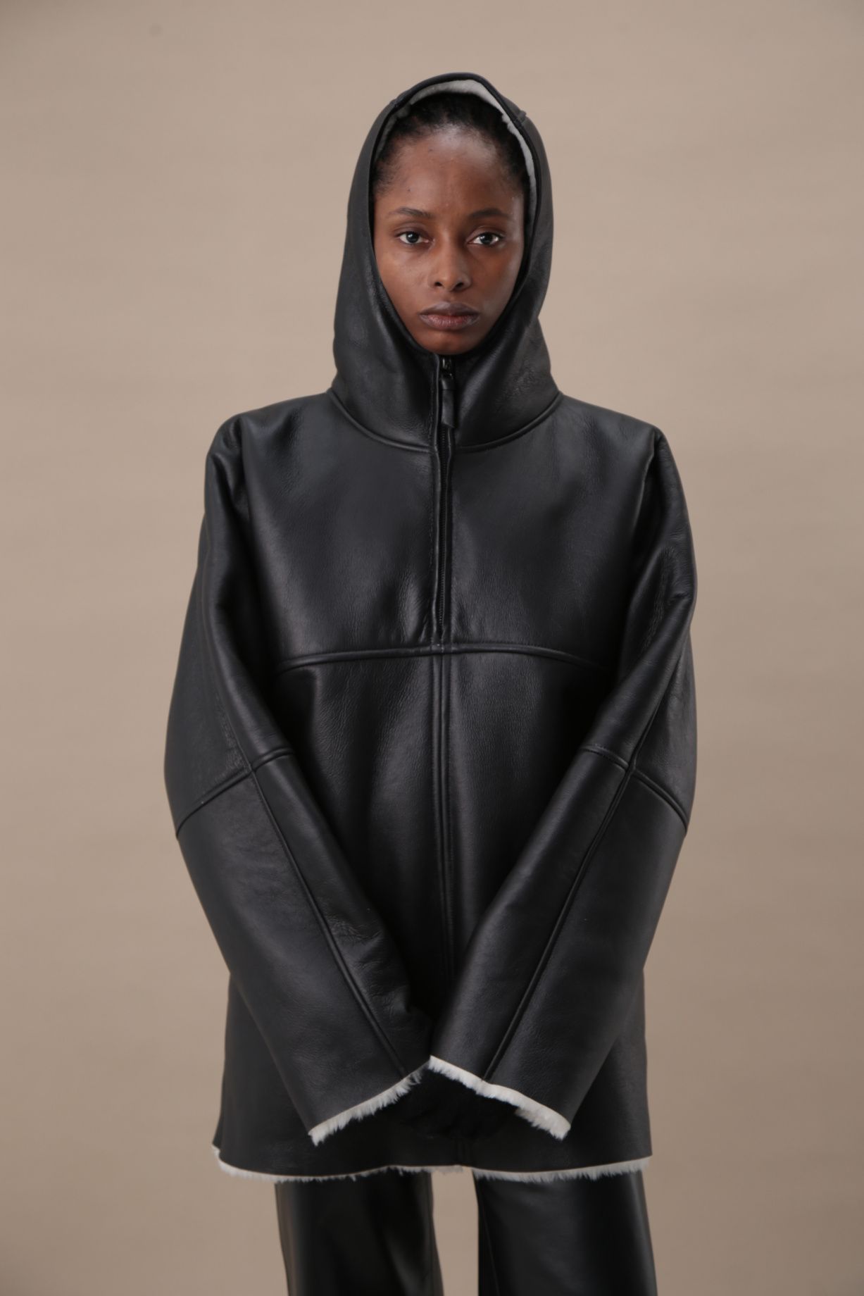 Lambskin coat - фото 3