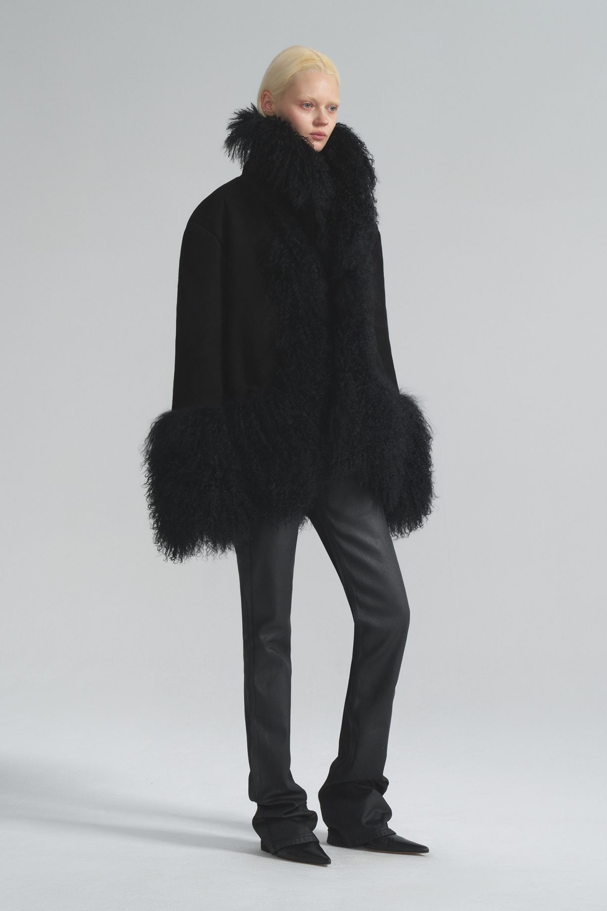 Shearling coat with Llama fur - Level44