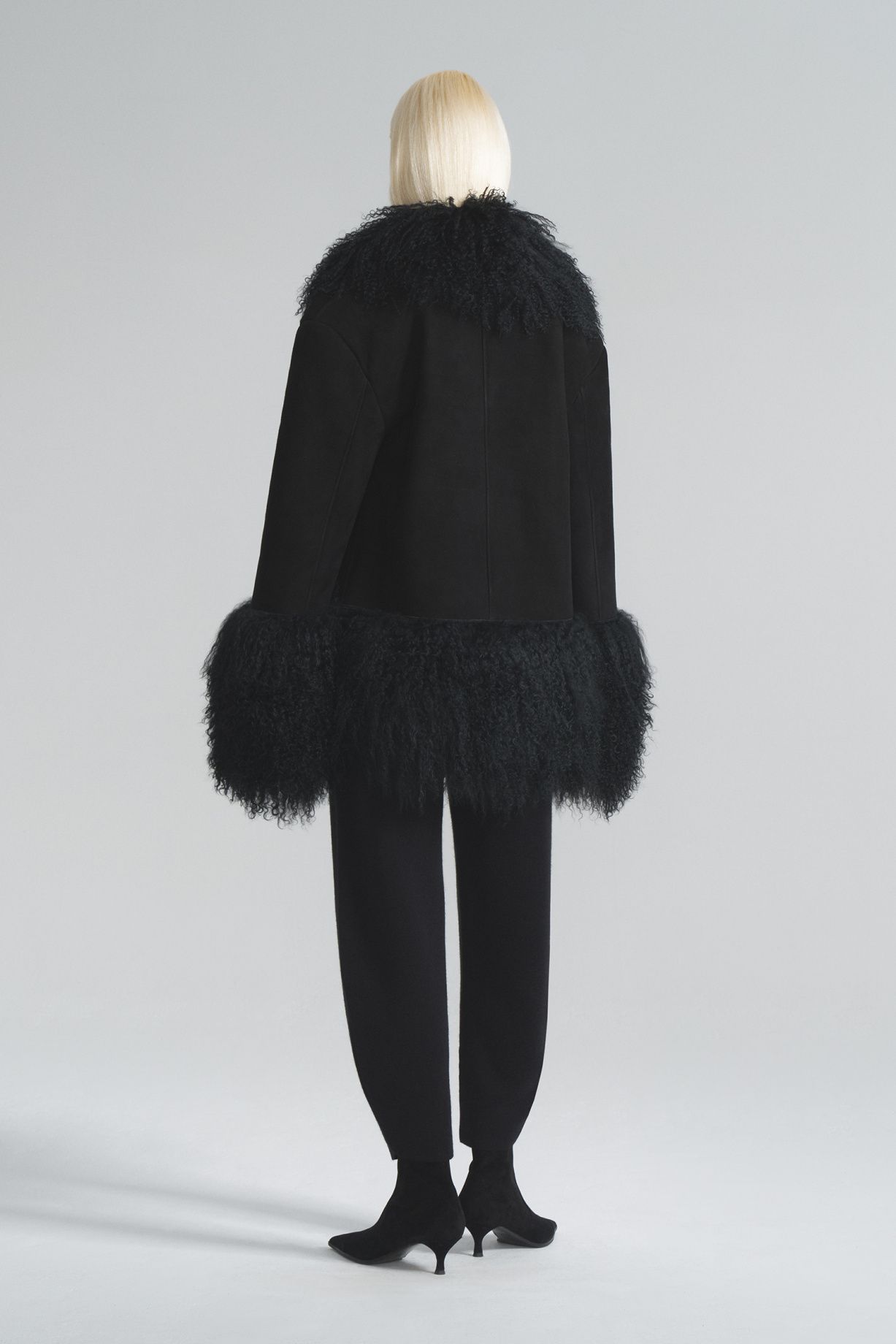 Shearling coat with Llama fur - фото 5
