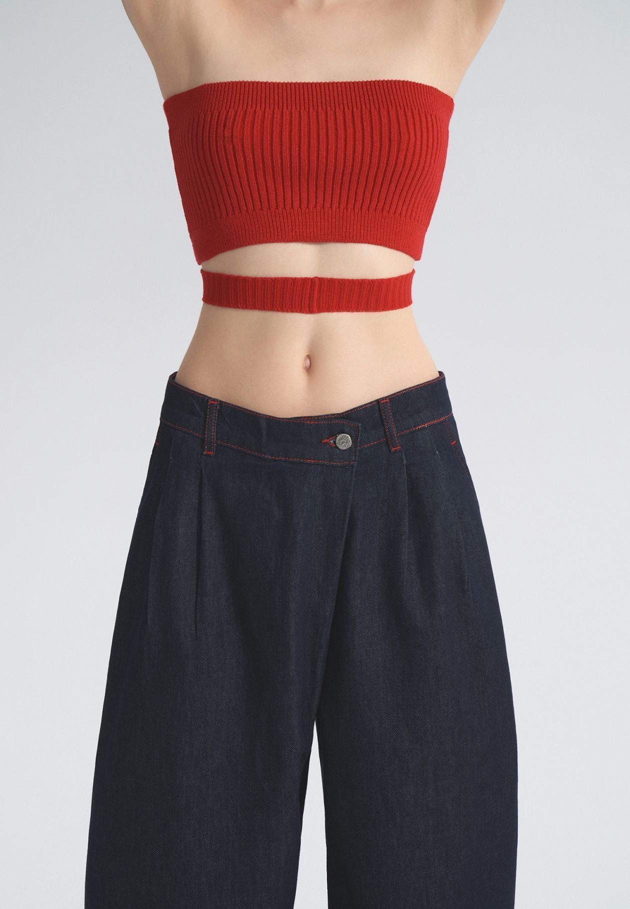 Jeans with contrast stitching — Level44