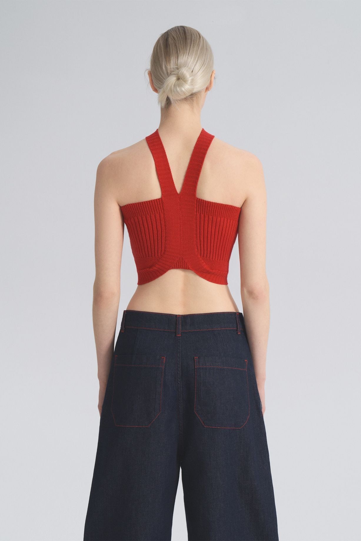 Jeans with contrast stitching - фото 2