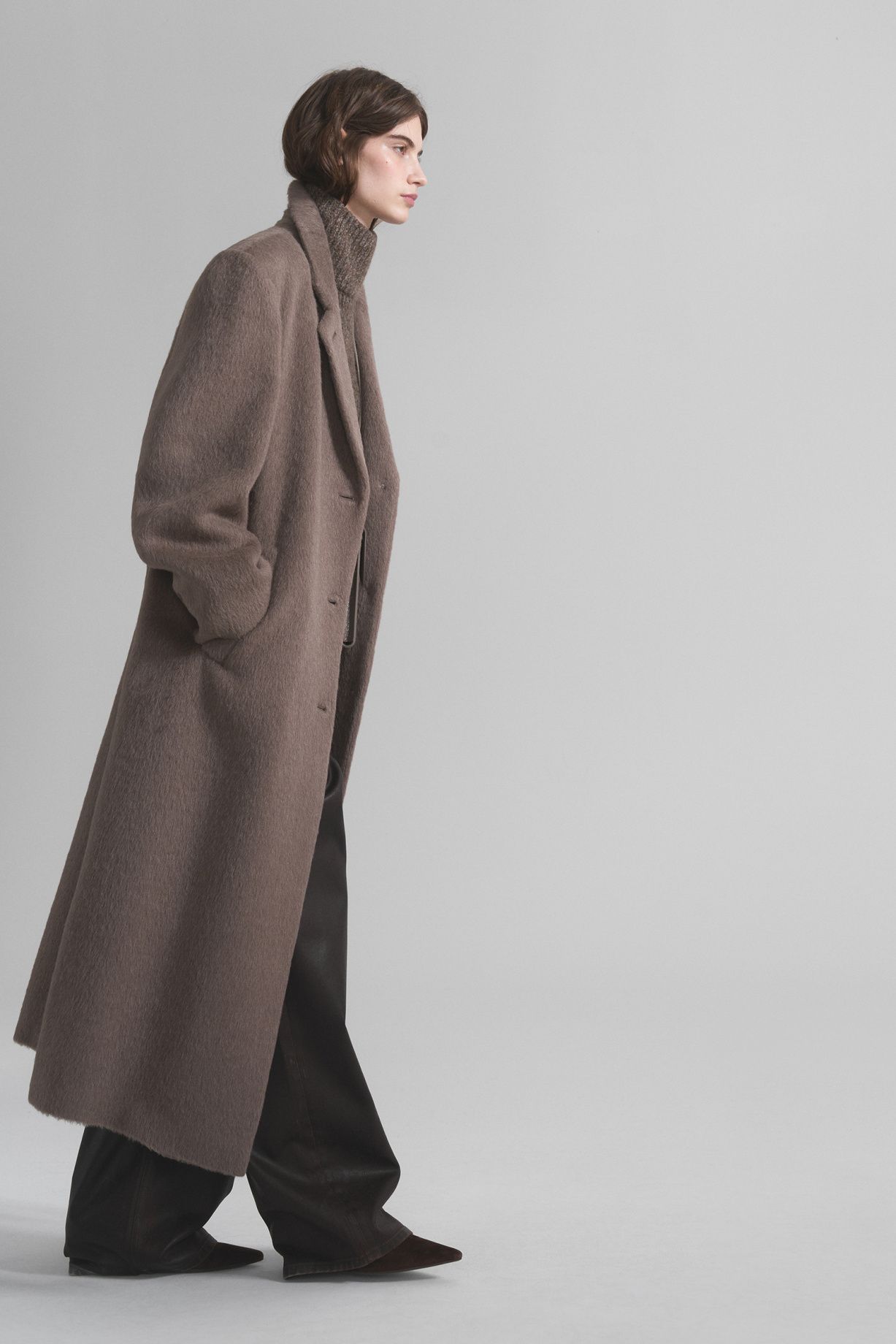 Alpaca Wool Coat - фото 2