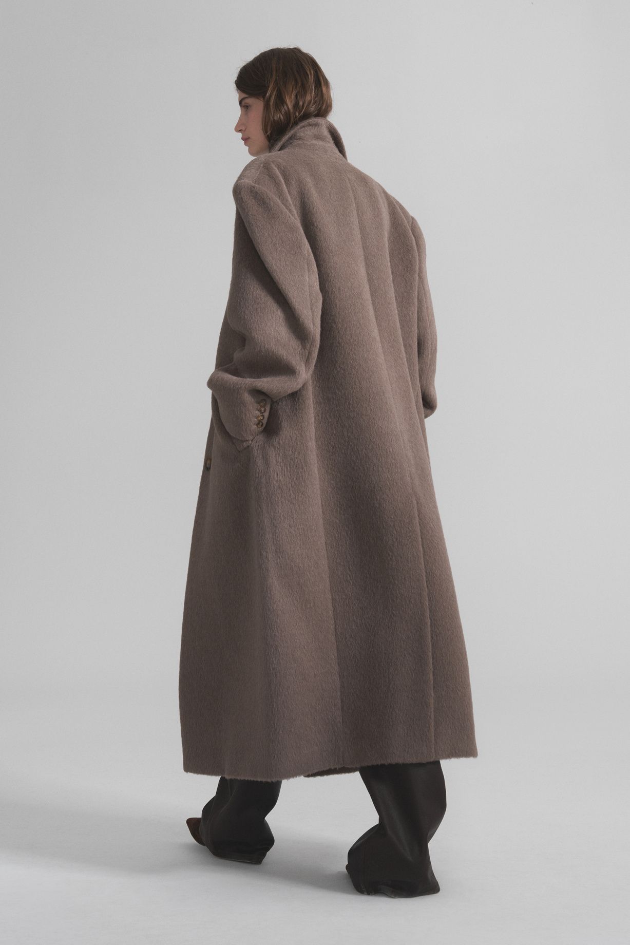 Alpaca Wool Coat - фото 3