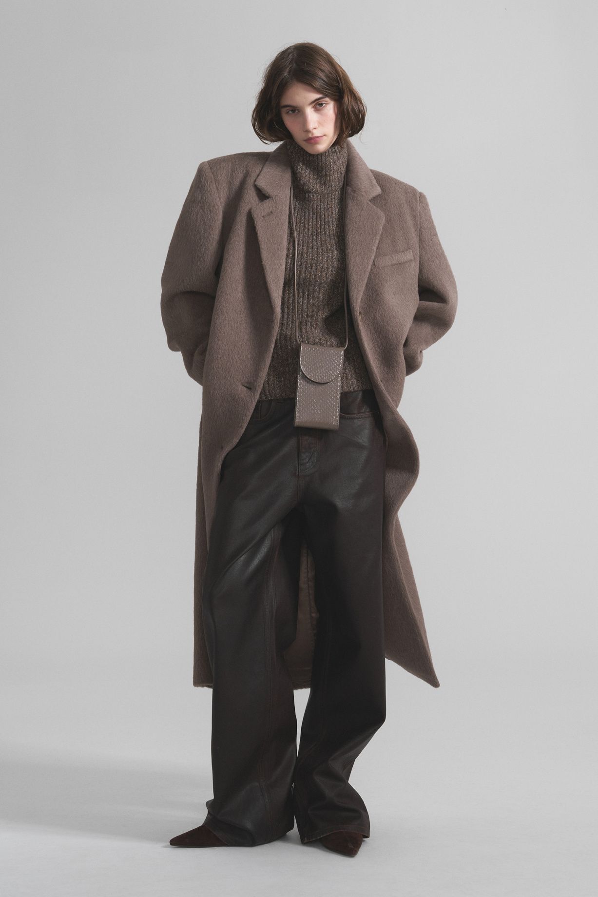 Alpaca Wool Coat - фото 4