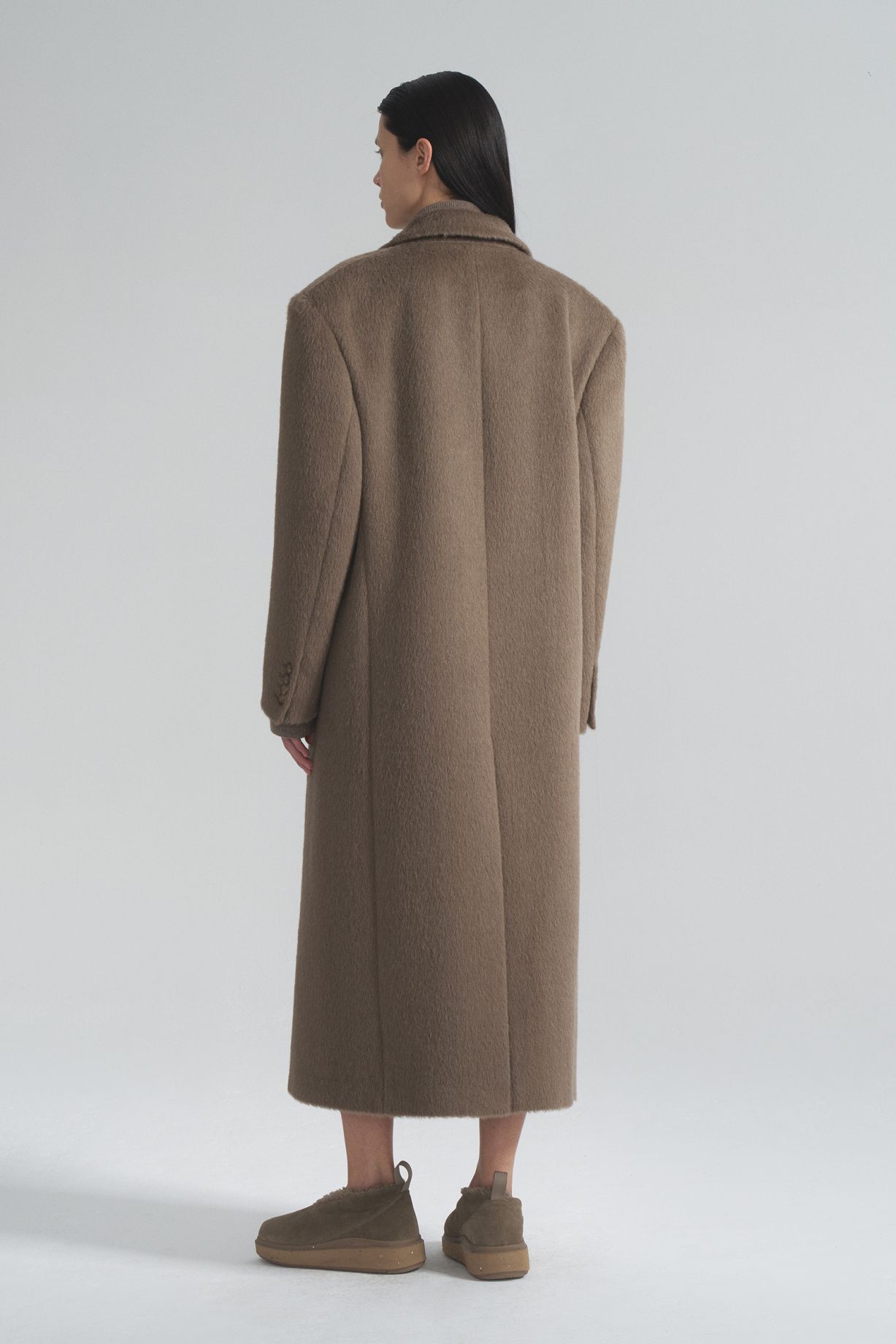 Alpaca Wool Coat - фото 6