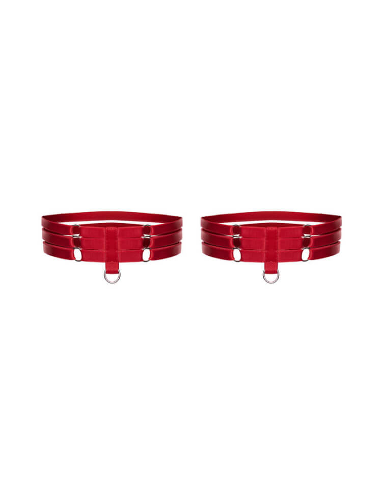 Стреп-гартер Short Red - Merci Lingerie