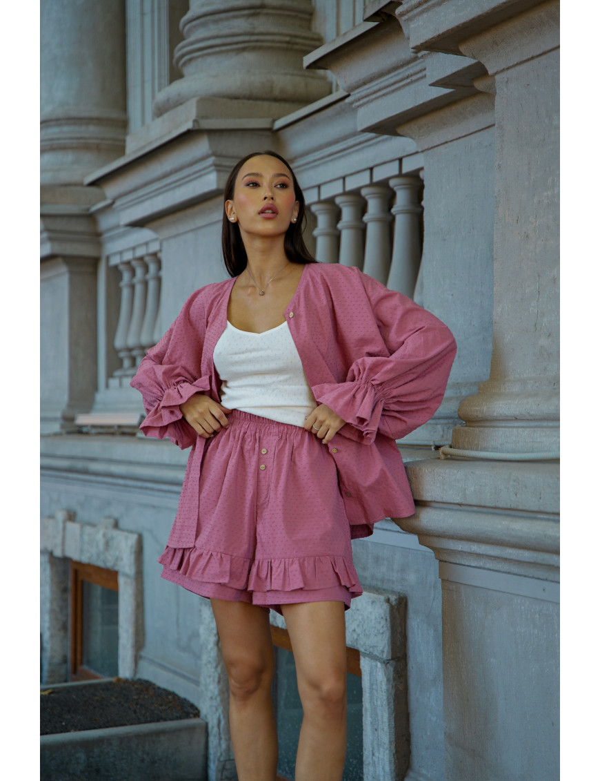 Сет брусничный хлопок Hermosa - фото 2