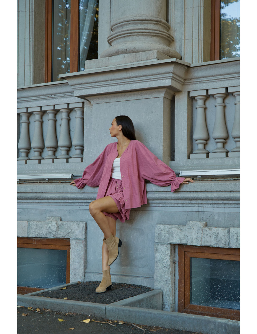 Сет брусничный хлопок Hermosa - фото 6