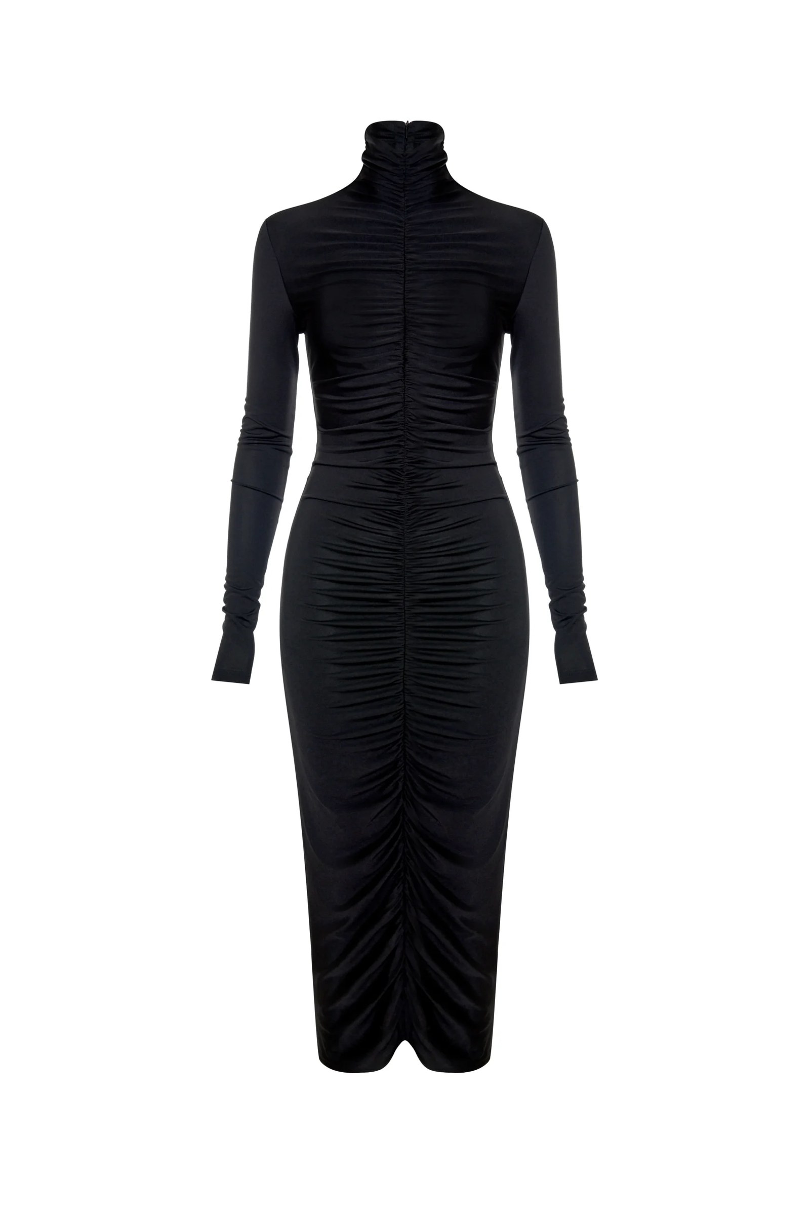 Платье Flana maxi черное — Encelade
