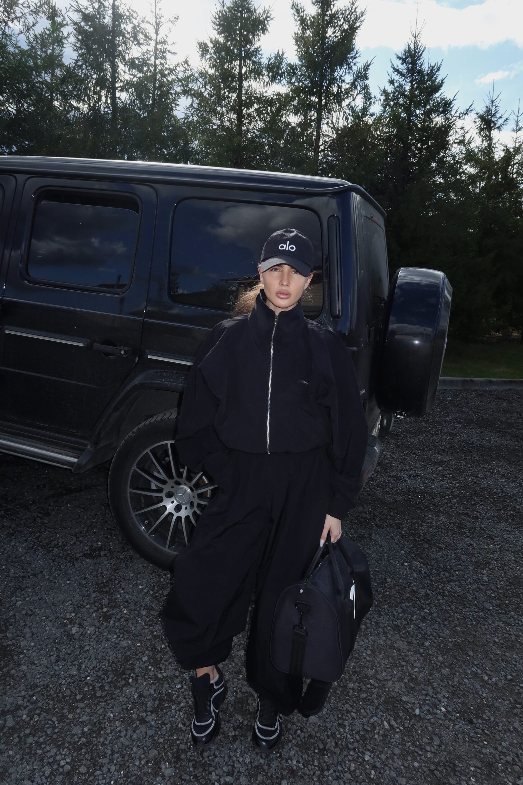 Sport chic suit black — Annavol