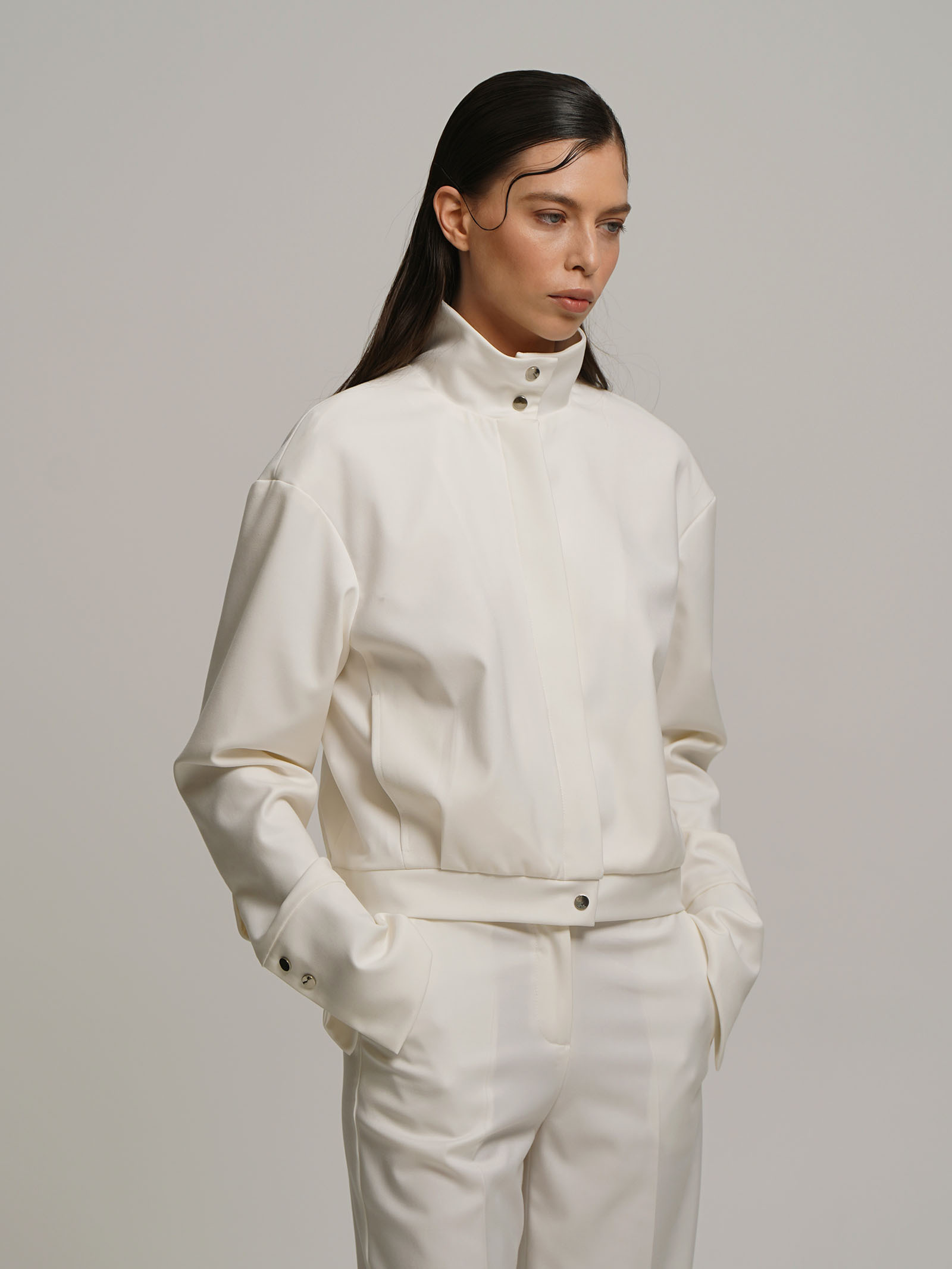 Бомбер Панса / Pansa, молочный — Look7ee