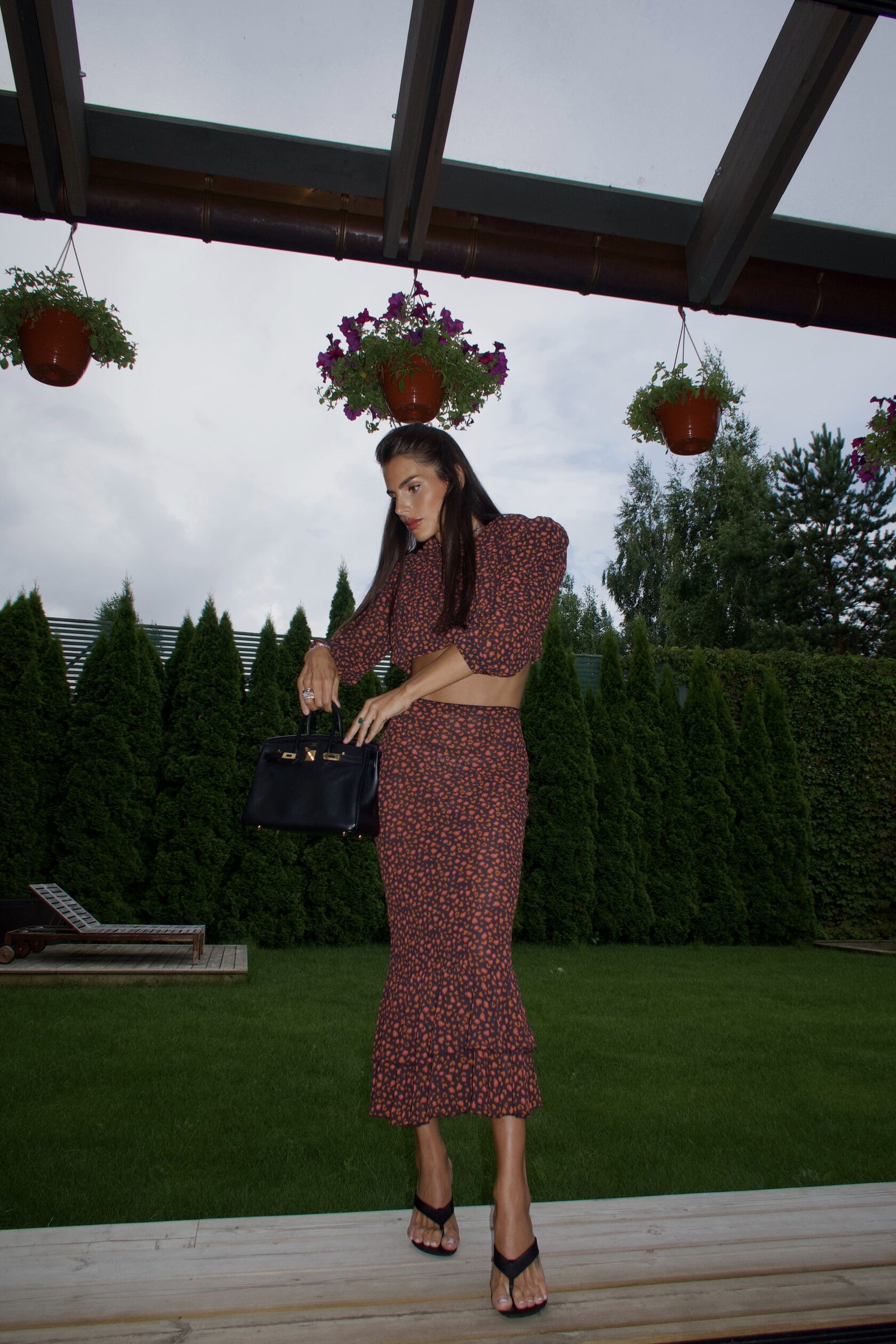 Silk chiffon suit — Annavol