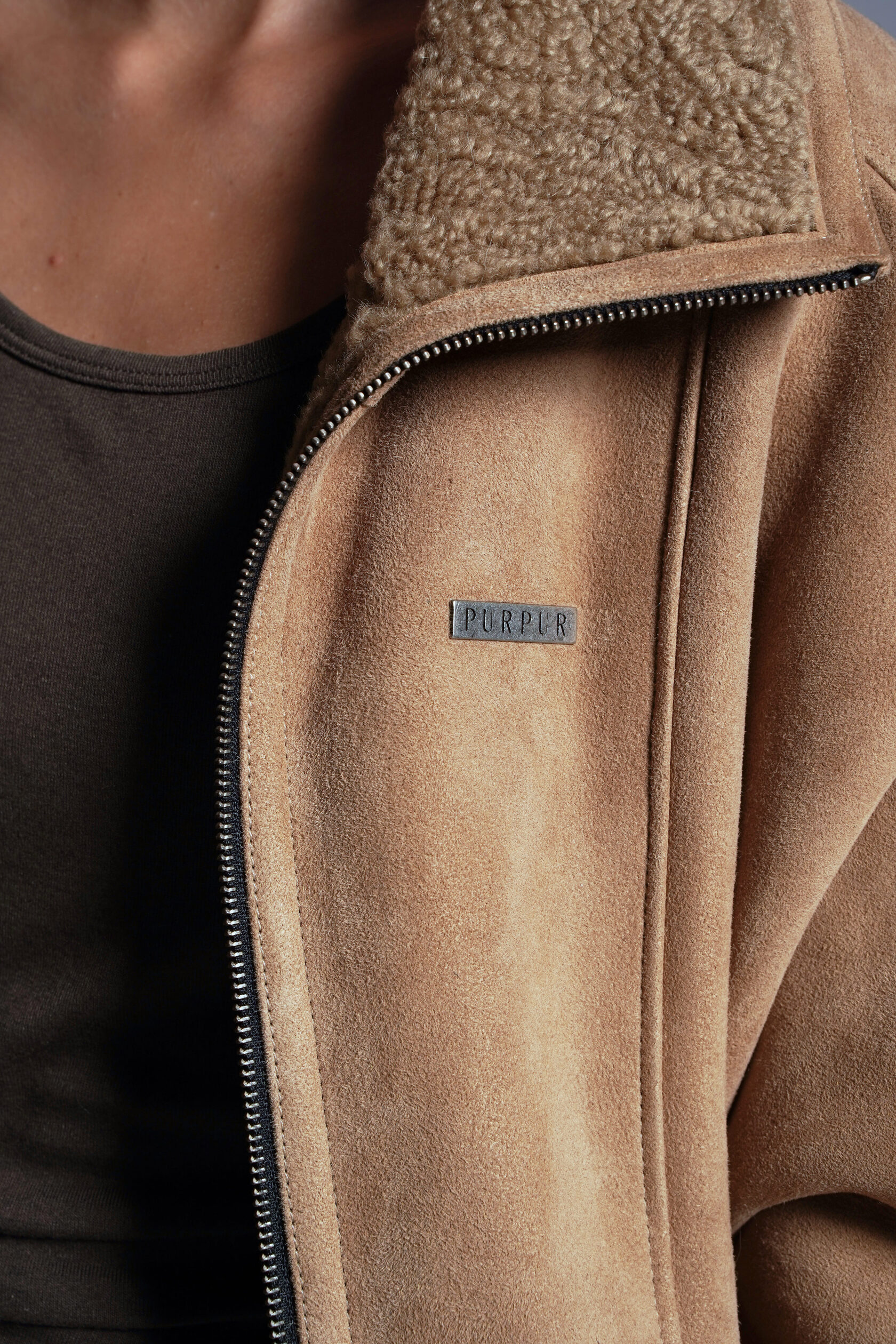Дубленка BOMBER CAMEL - фото 5