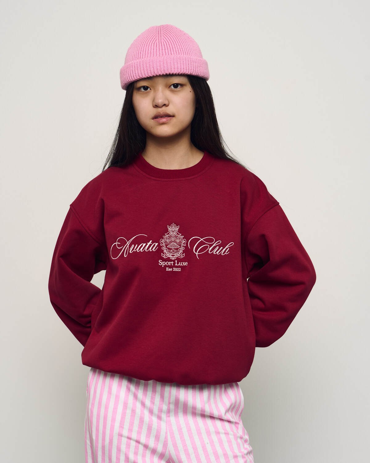 Детский свитшот Sport Luxe Berry - фото 2