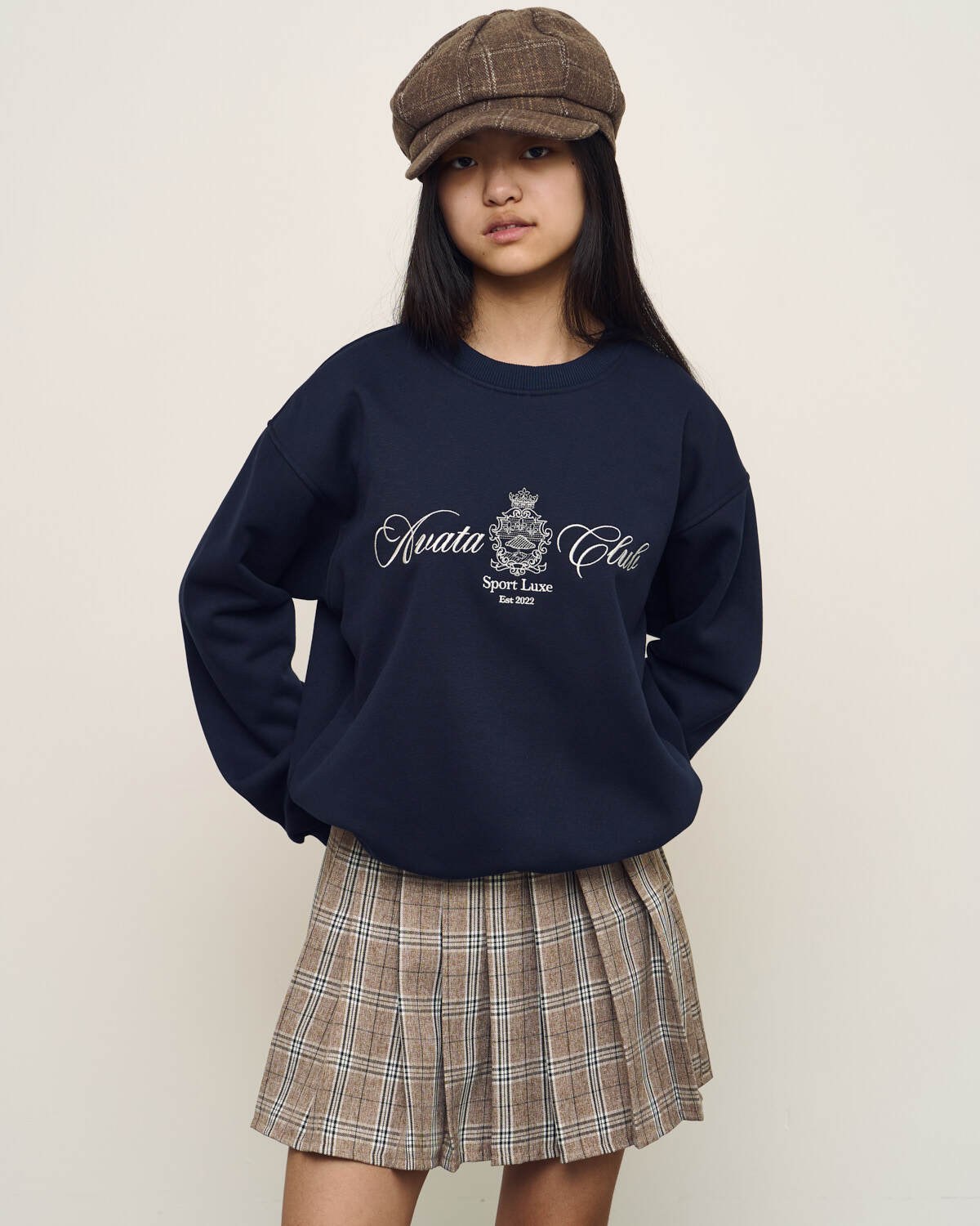 Детский свитшот Sport Luxe Dark Blue - фото 2