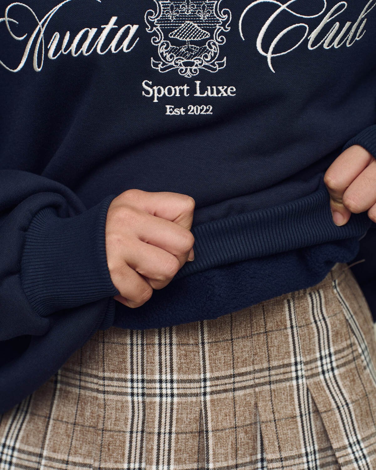 Детский свитшот Sport Luxe Dark Blue - фото 4