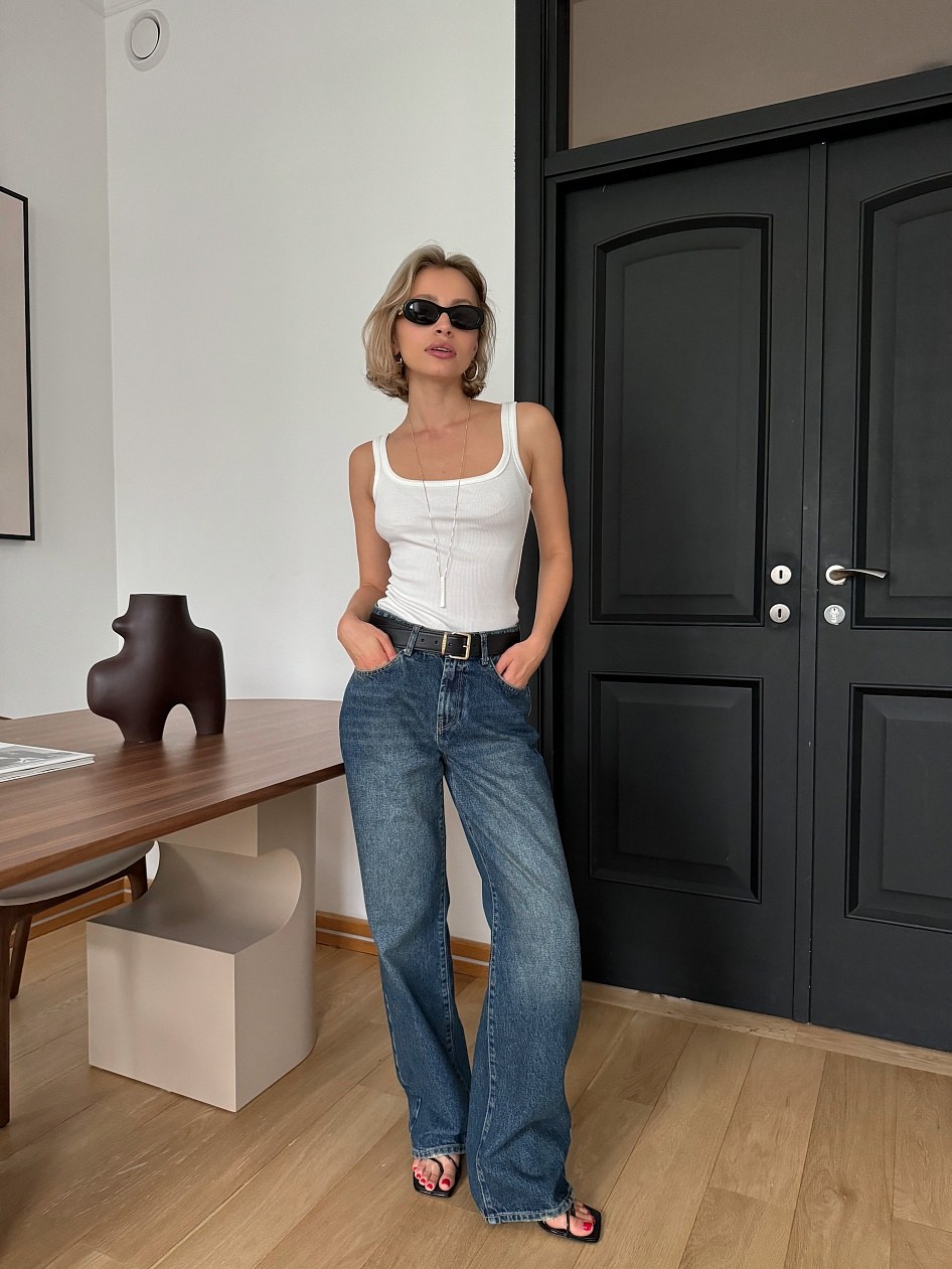 Джинсы/Wide leg - фото 2