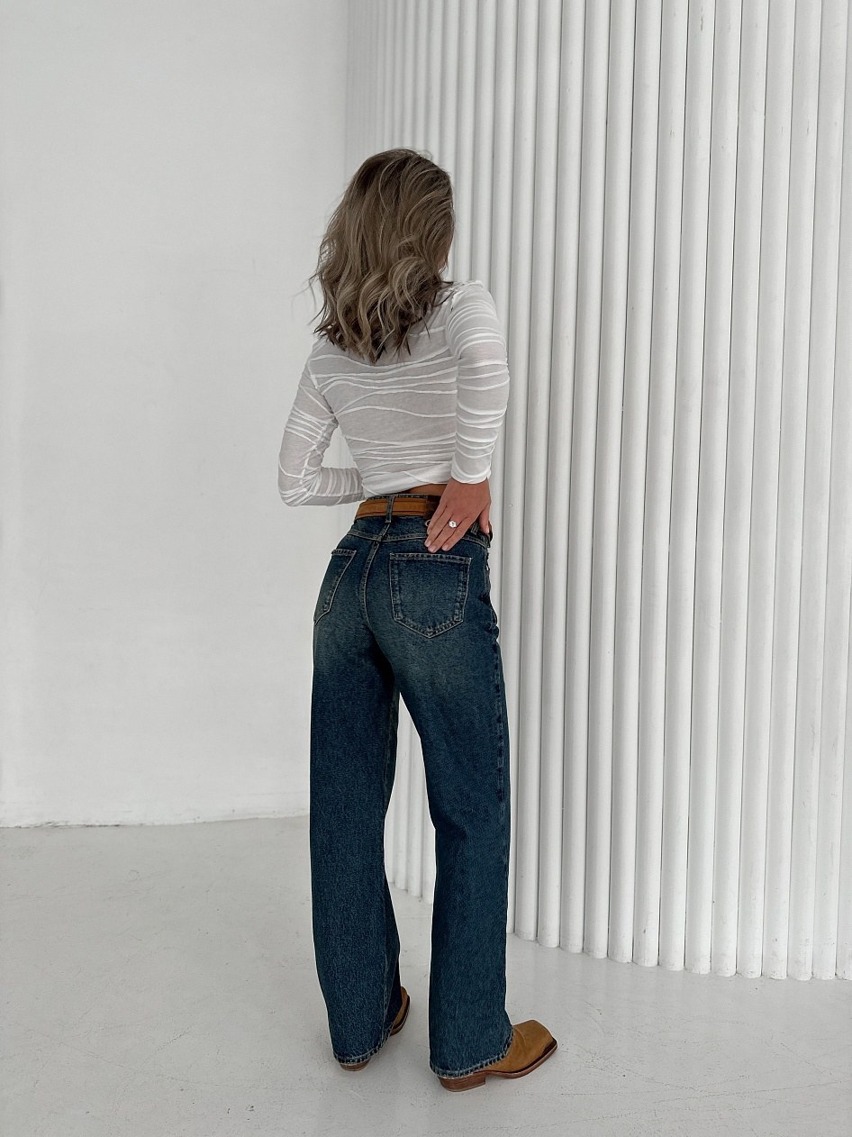 Джинсы/Wide leg - фото 6