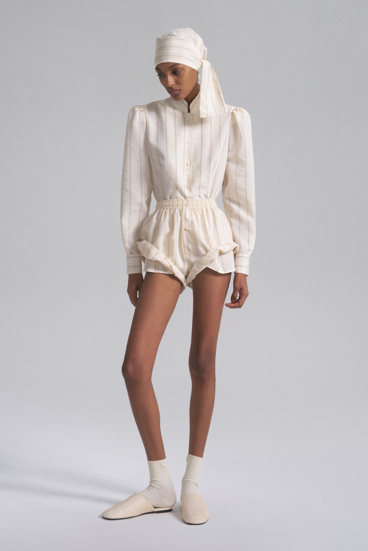 Blanche striped shorts - фото 2