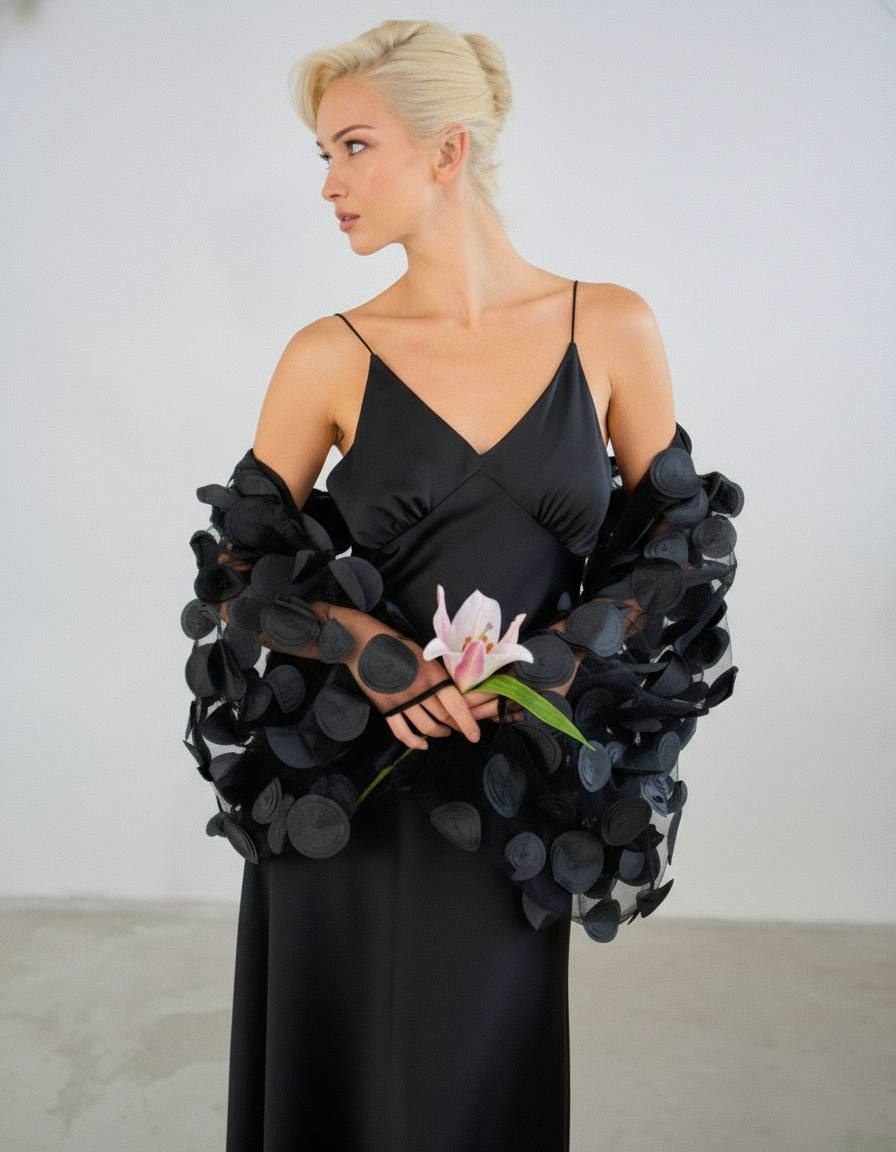 Блуза Swan Black - Emilie Musee
