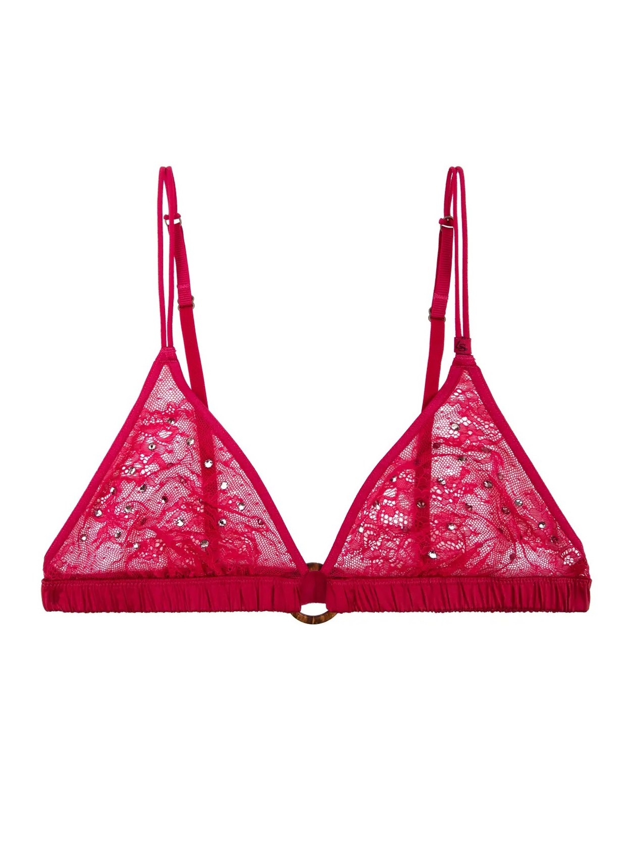 Бюстгальтер Carly Crystal Hot Pink - Emilie Musee
