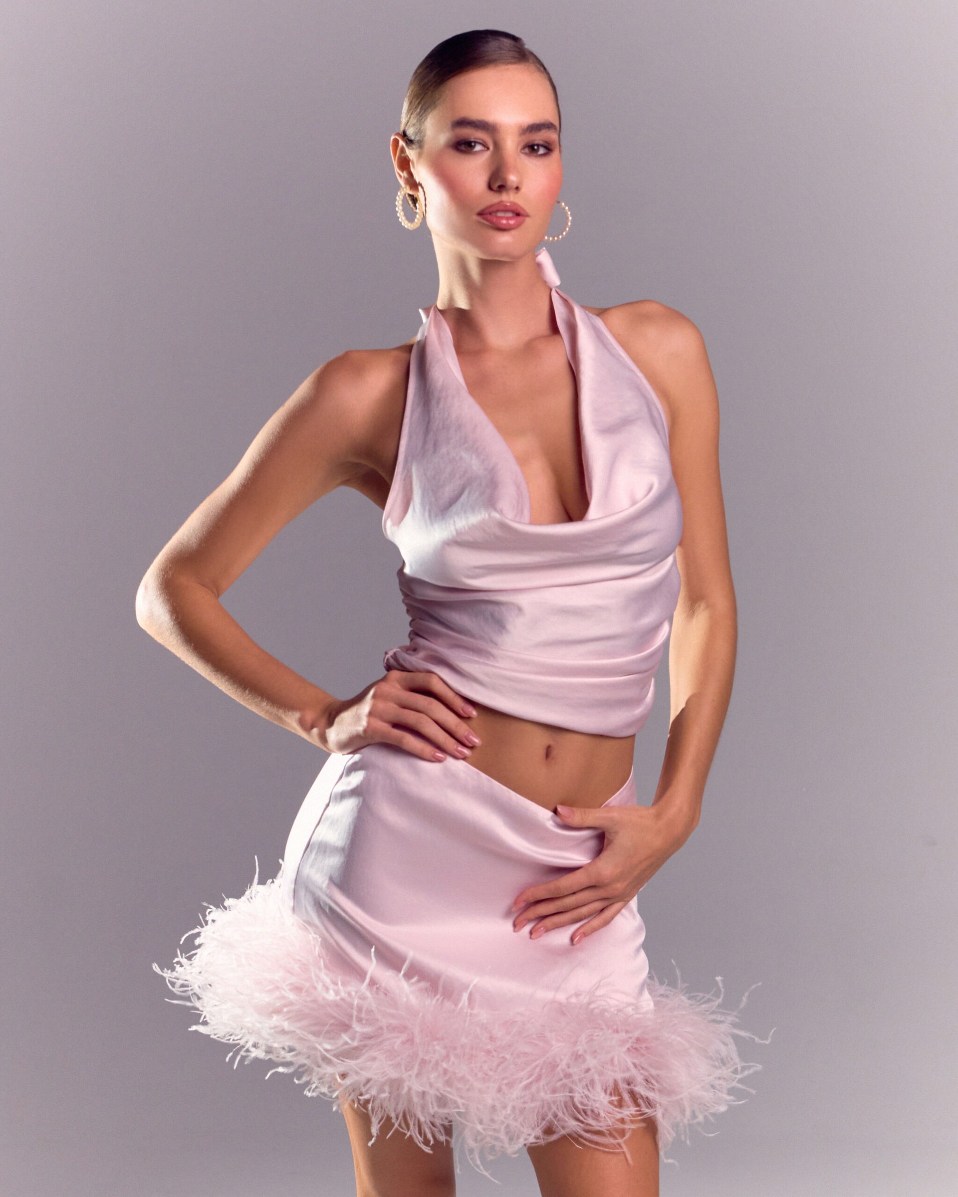 Костюм с юбкой Belle Pink - Emilie Musee