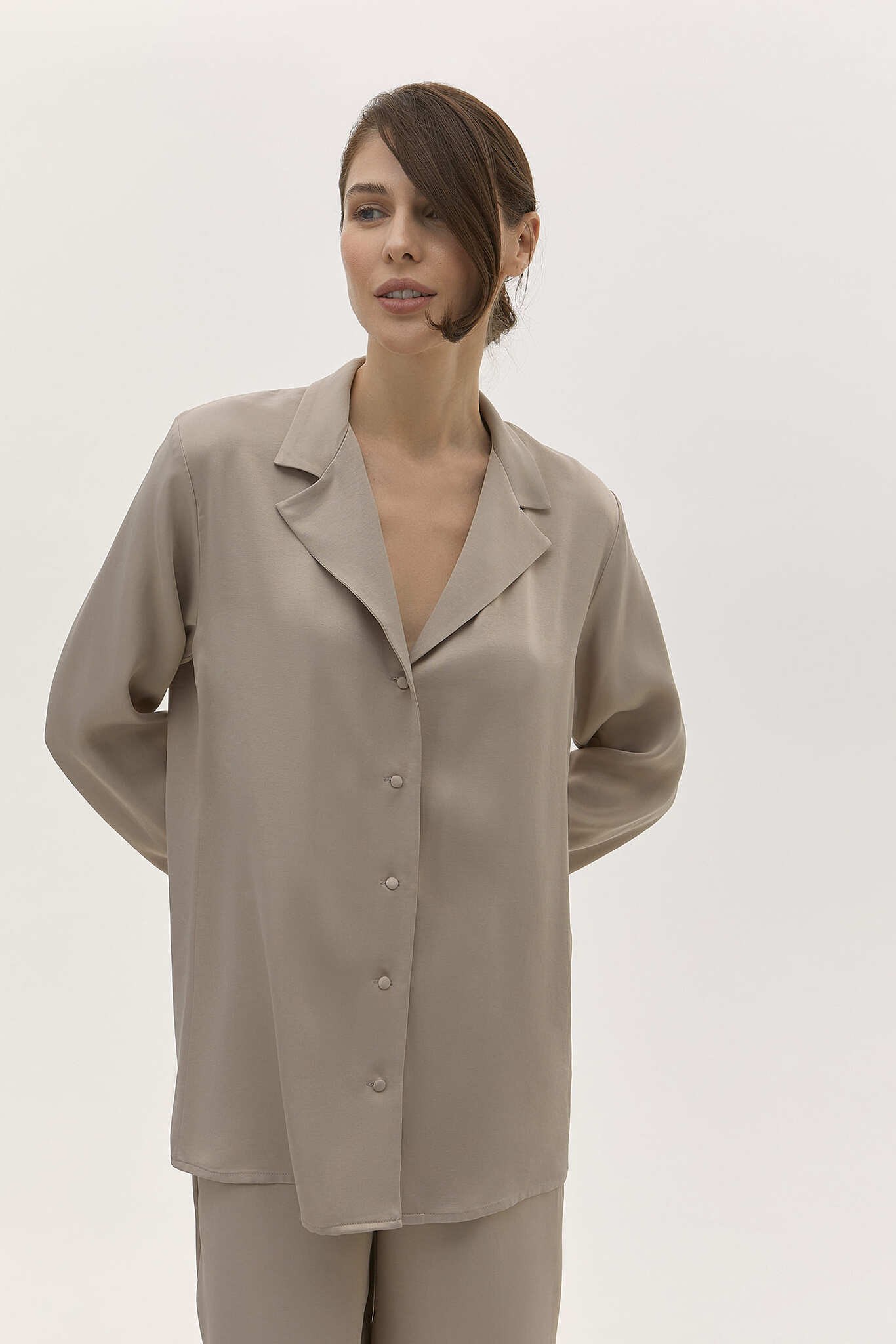 Рубашка CLO Beige - Emilie Musee