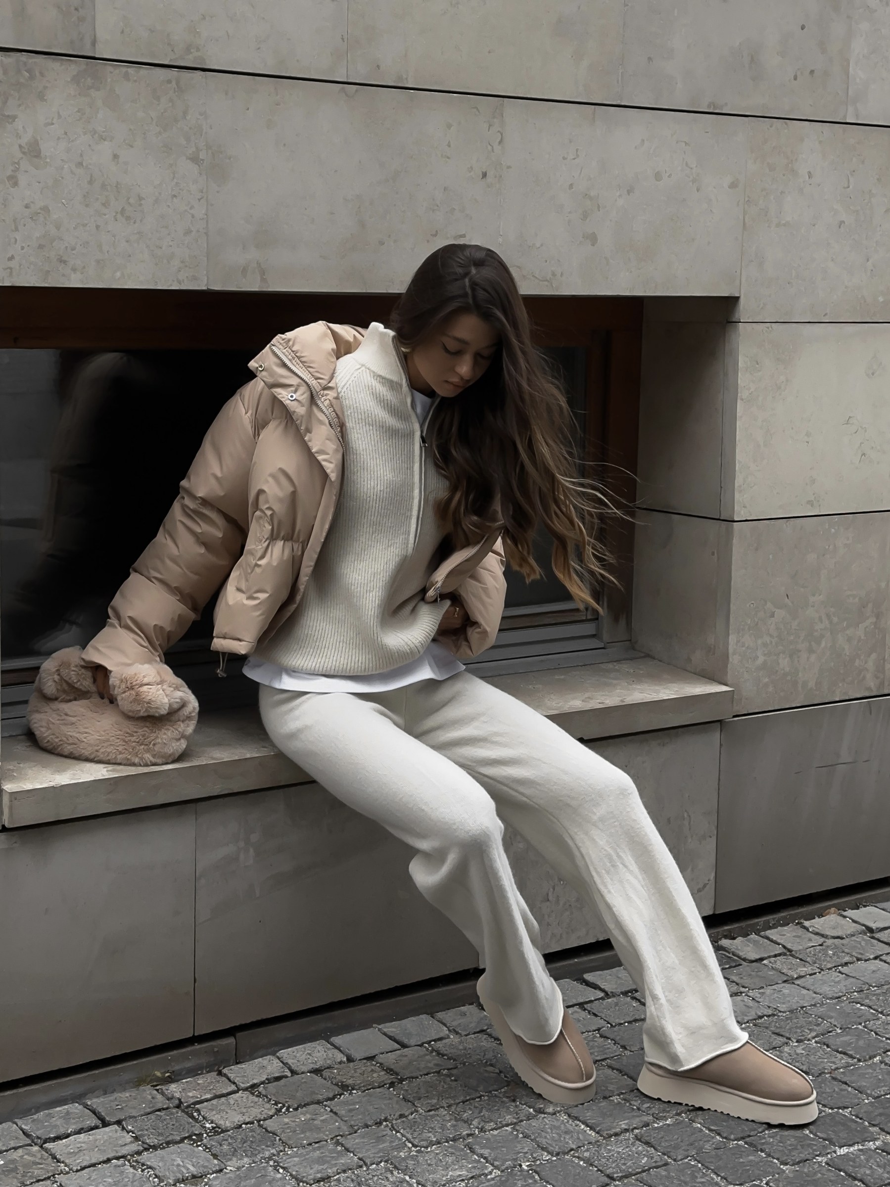 Брюки костюмные в рубчик — Indress