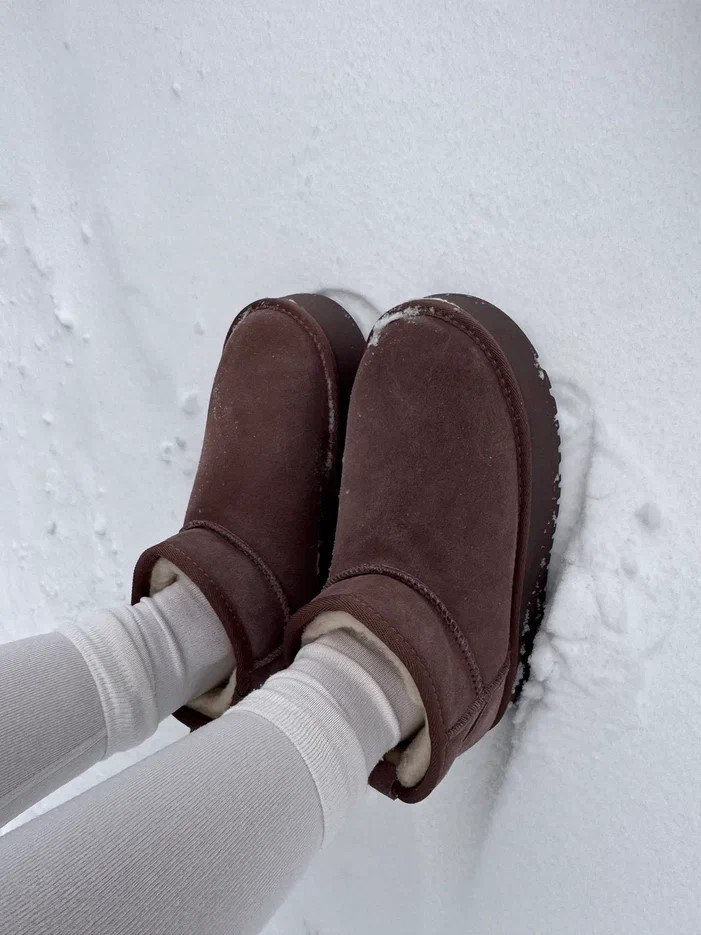 Угги замшевые - фото 5